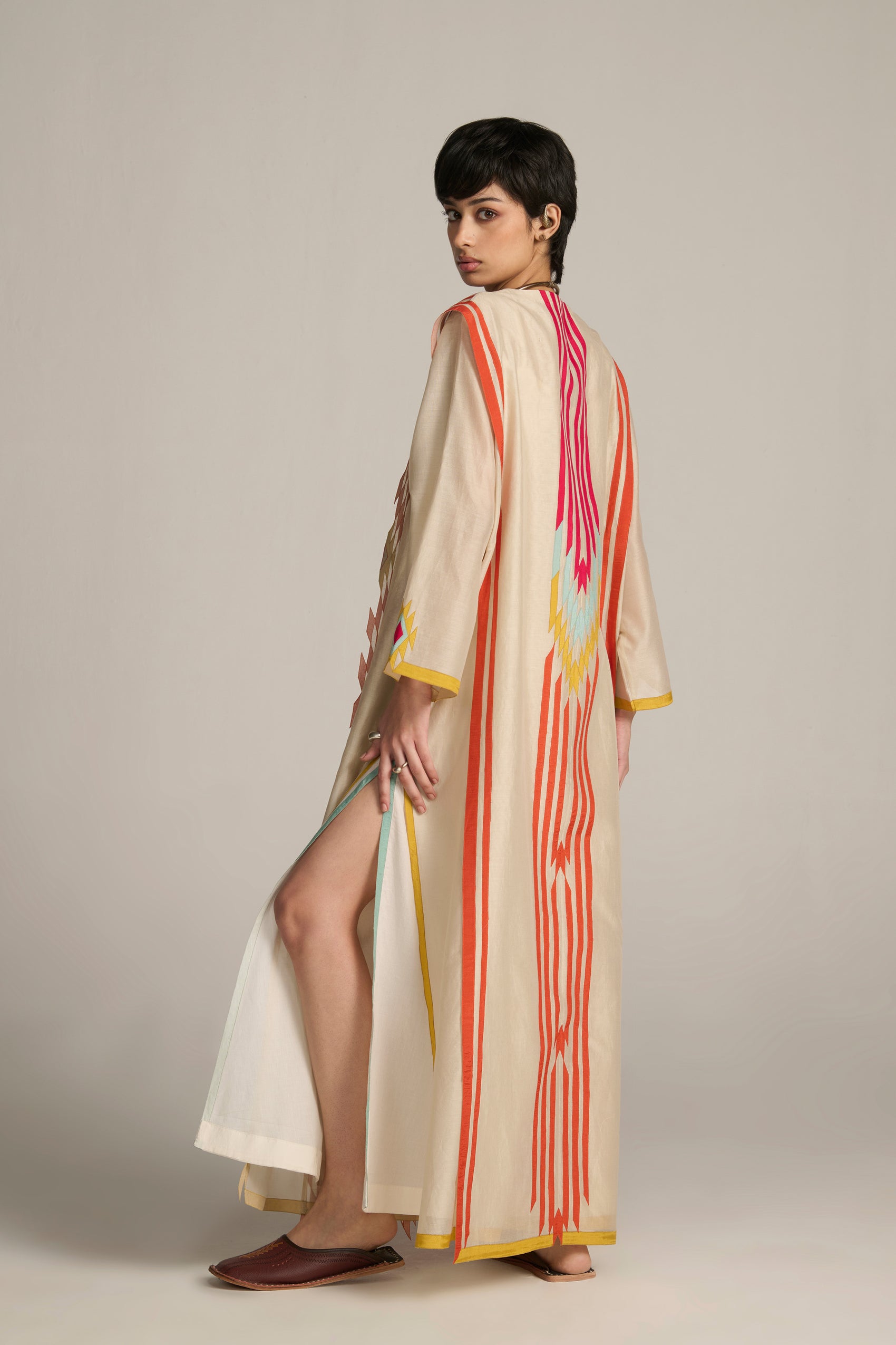 PANELLED KAFTAN