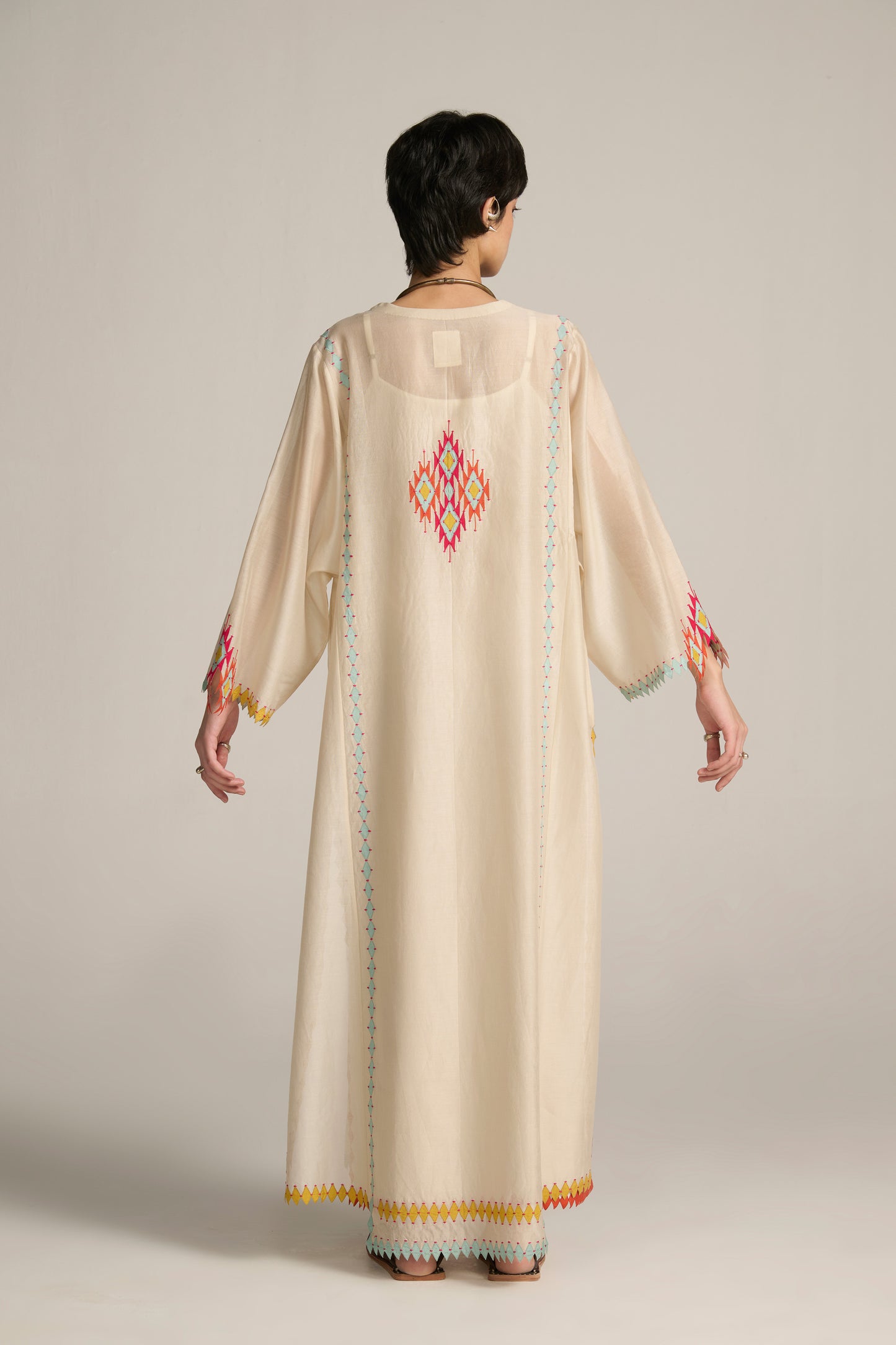 PANELLED KAFTAN