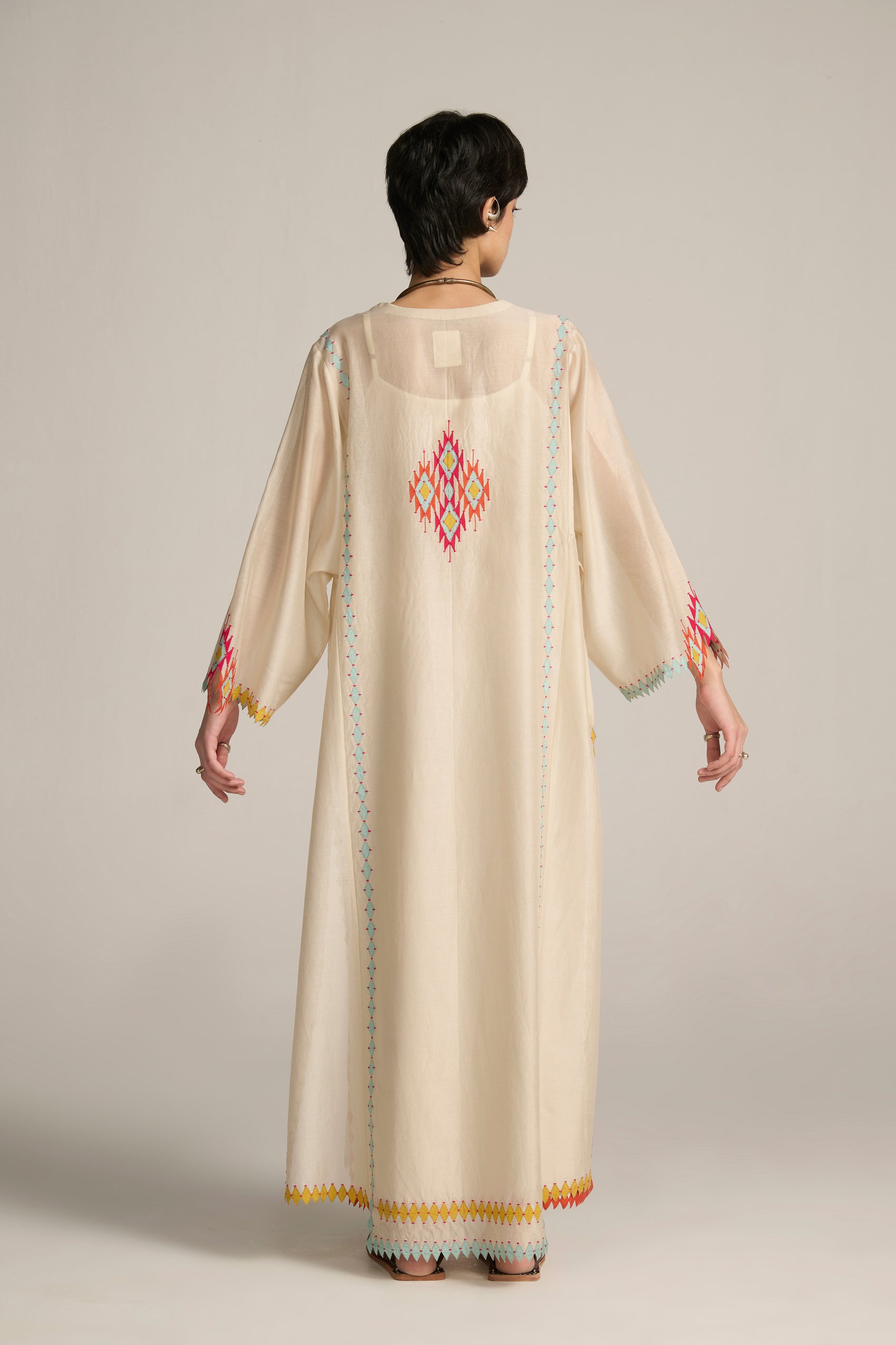 PANELLED KAFTAN