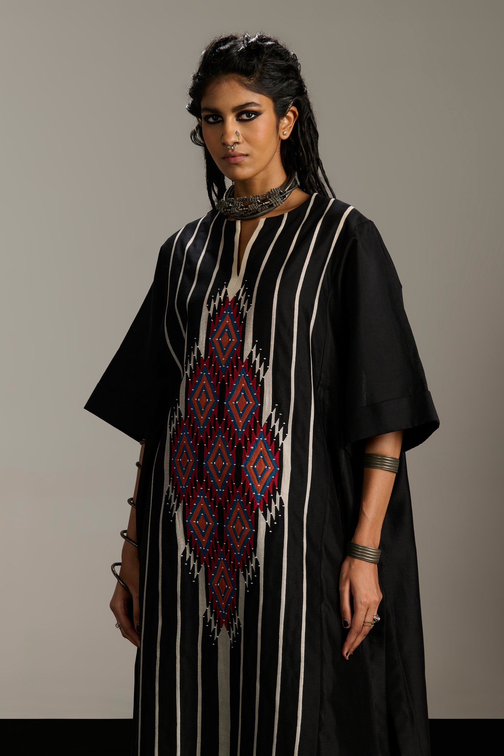 PANELLED KAFTAN KAMEEZ