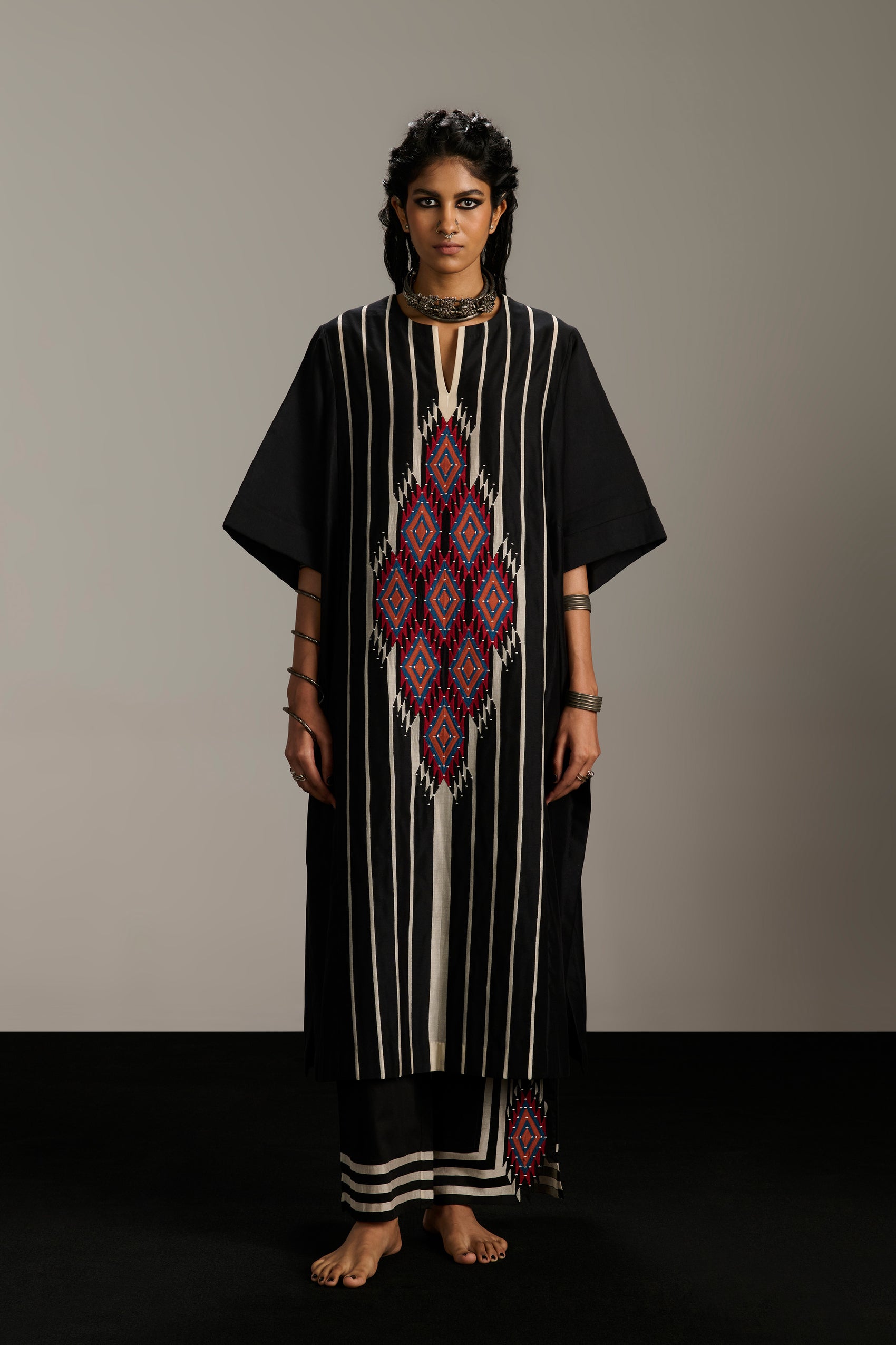 PANELLED KAFTAN KAMEEZ