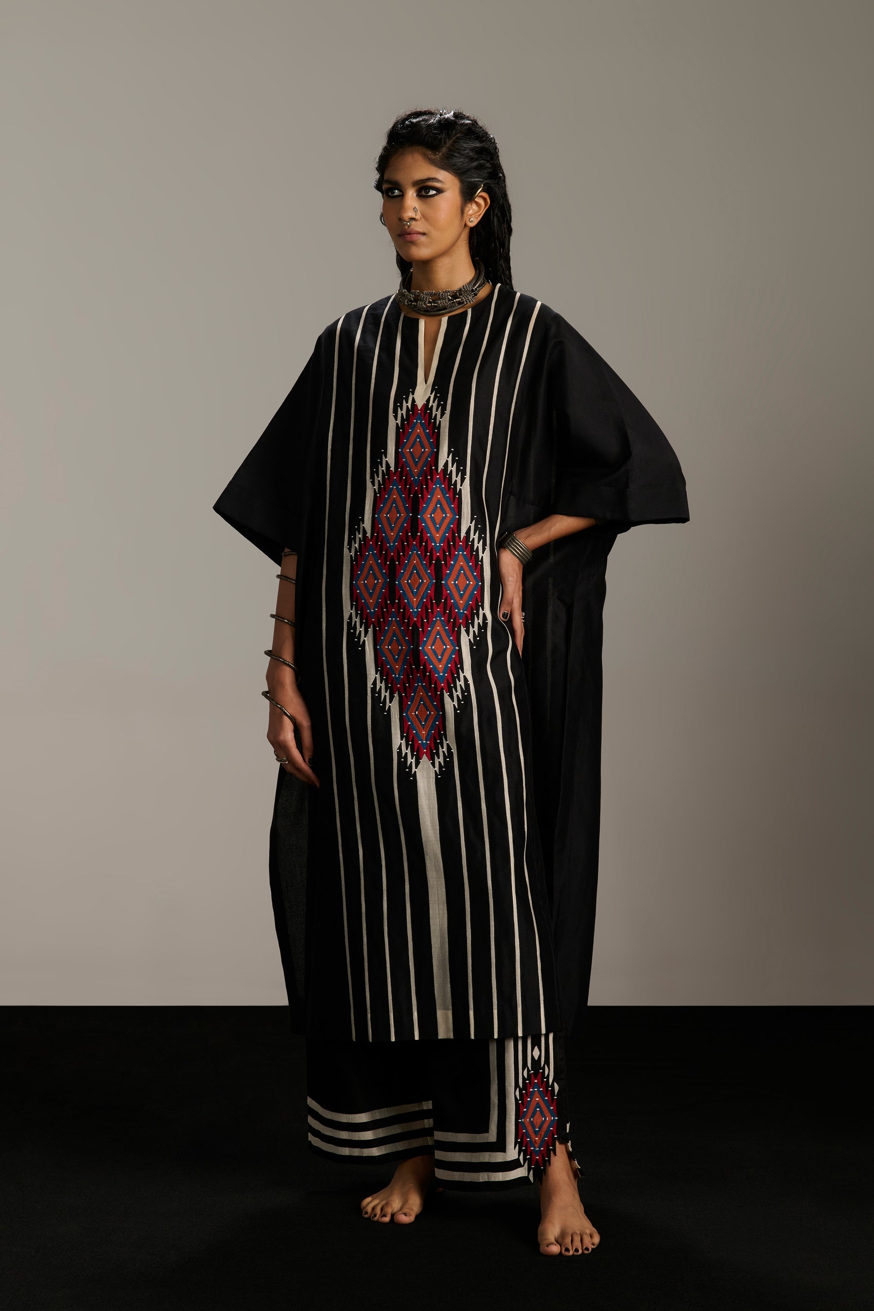 PANELLED KAFTAN KAMEEZ