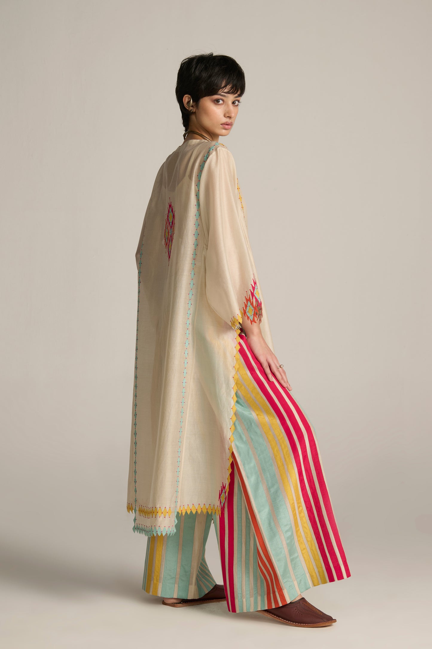 PANELLED KAFTAN KAMEEZ