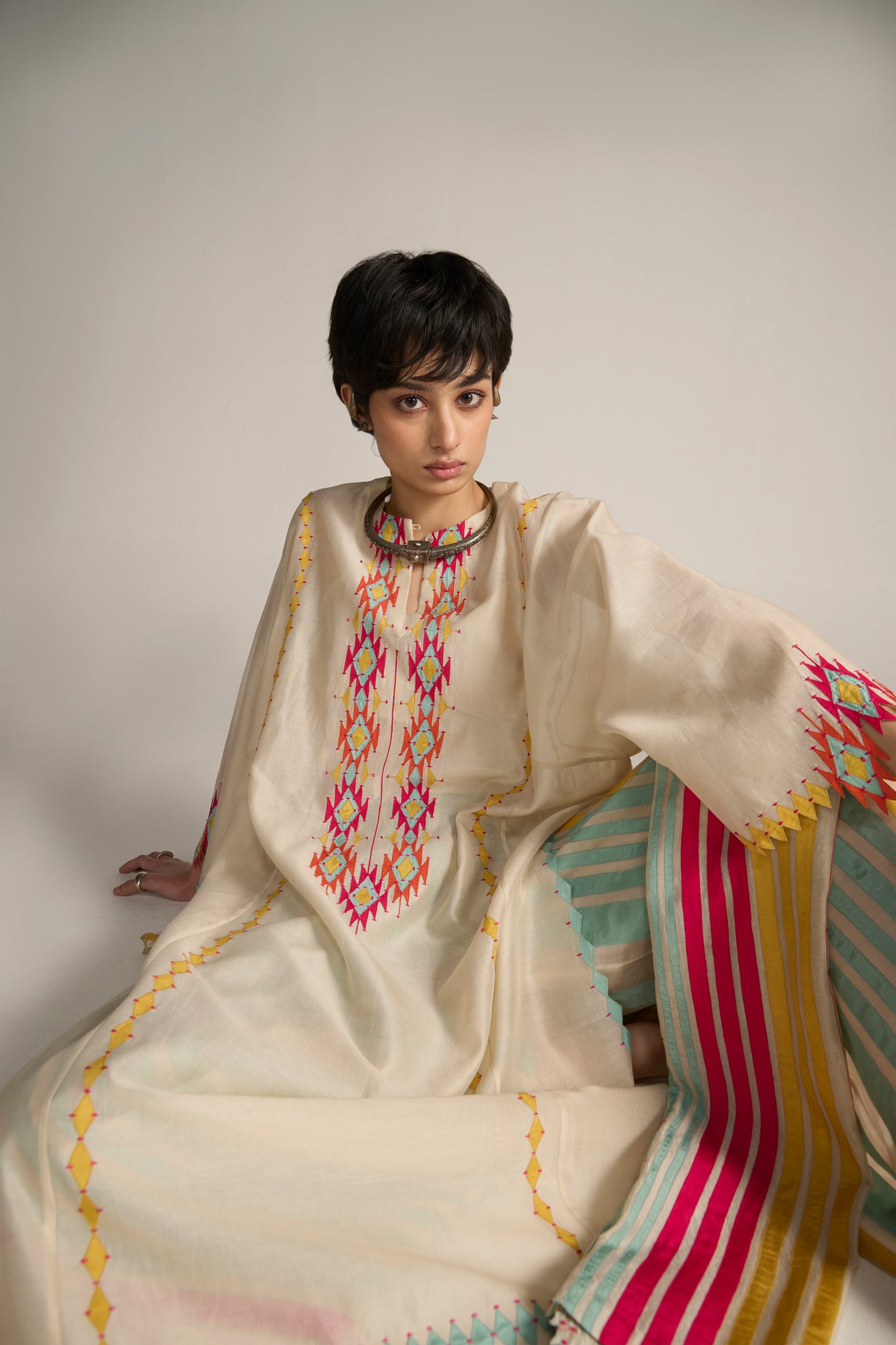 PANELLED KAFTAN KAMEEZ
