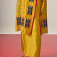 APPLIQUE' AND OUTLINE PLEATED KAMEEZ