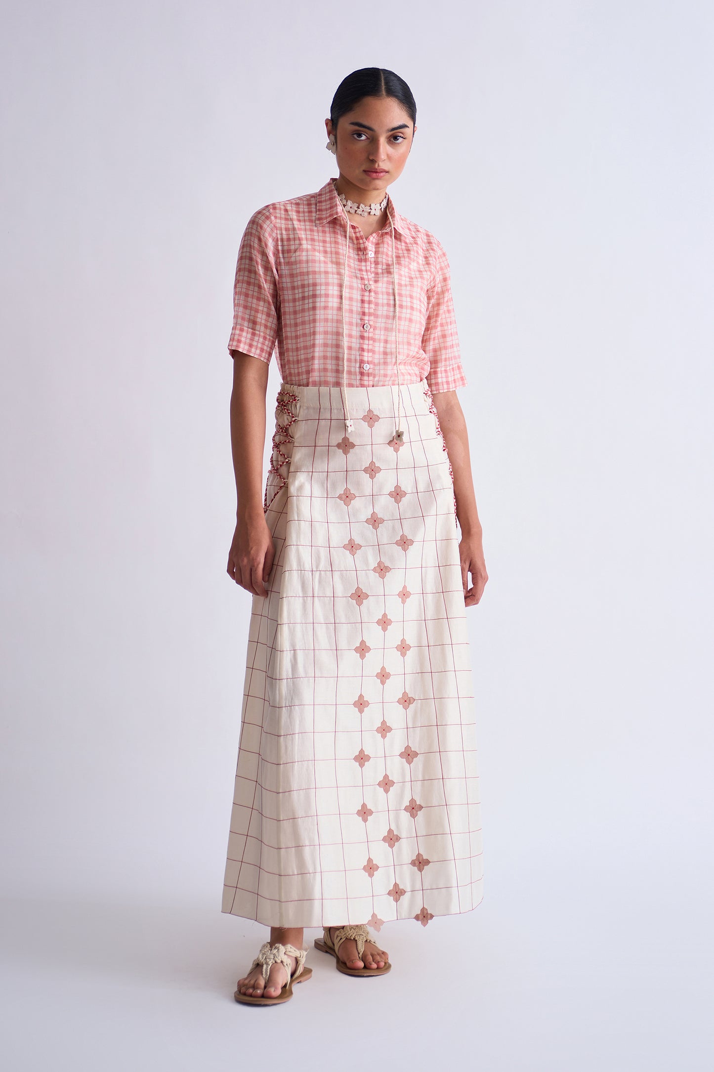 PANELLED SKIRT