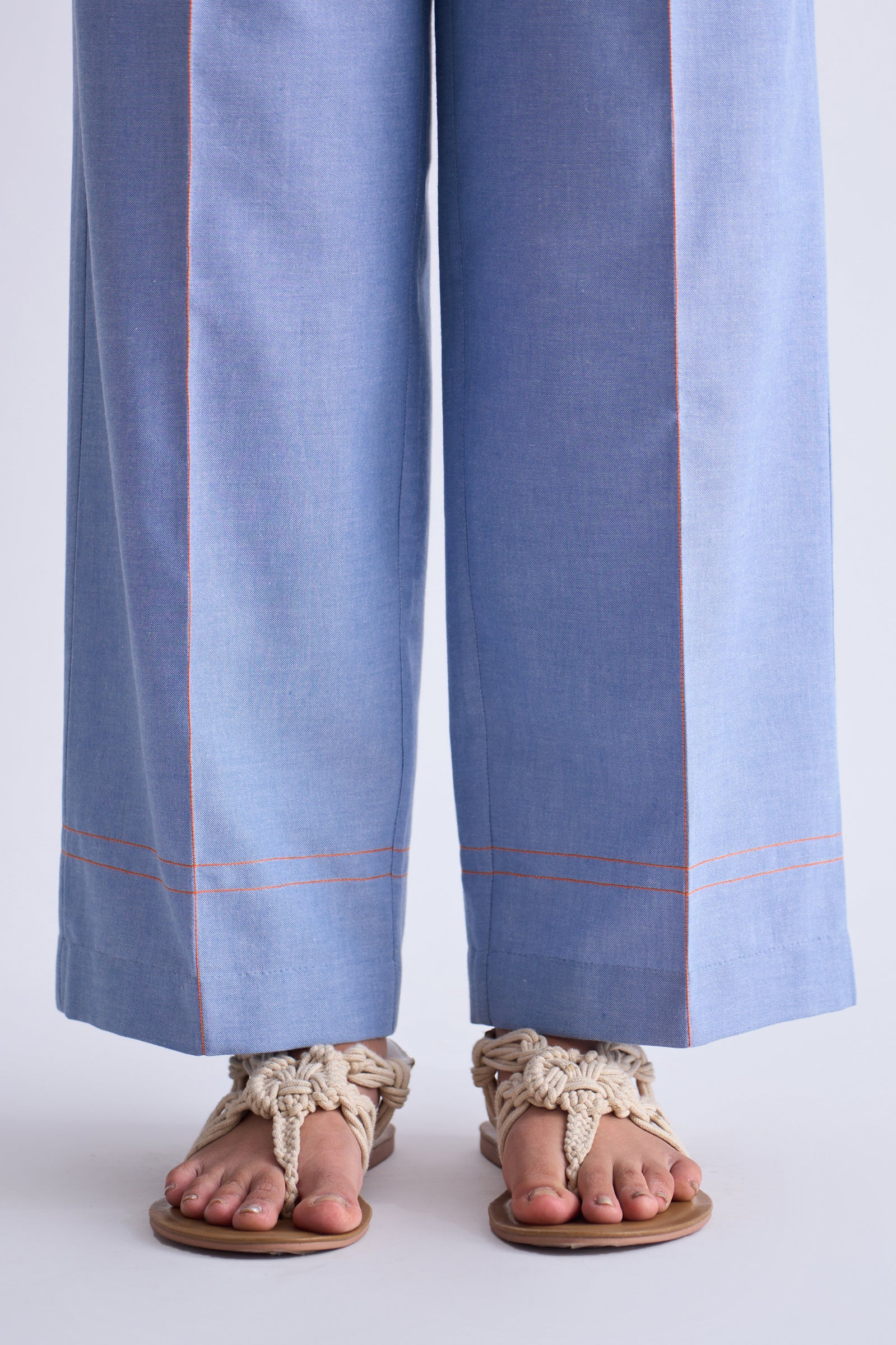 LINEN CENTER PLEATED KAMEEZ