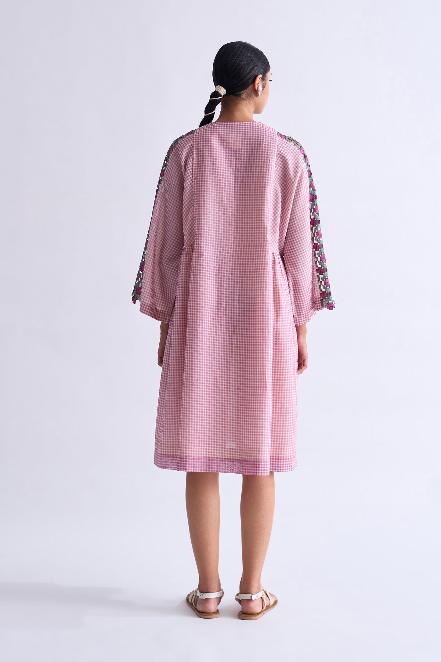 SIDE GATHER DRESS