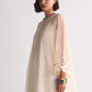 SUPER PLEATED APPLIQUE', CUTWORK AND THREAD KAMEEZ