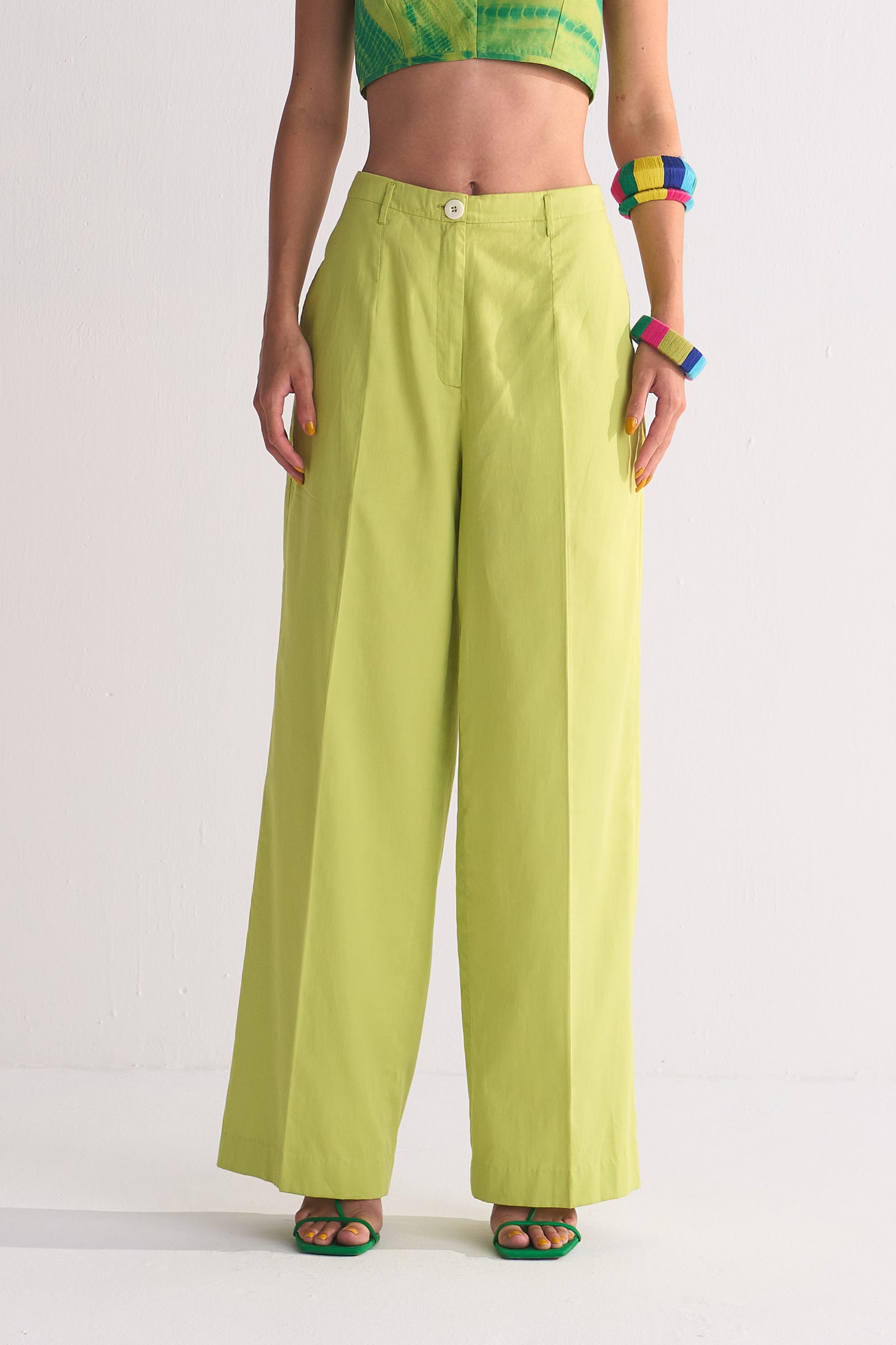 PLAIN STRAIGHT PANTS