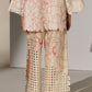 GEOMETRIC FLORAL APPLIQUE' PANTS