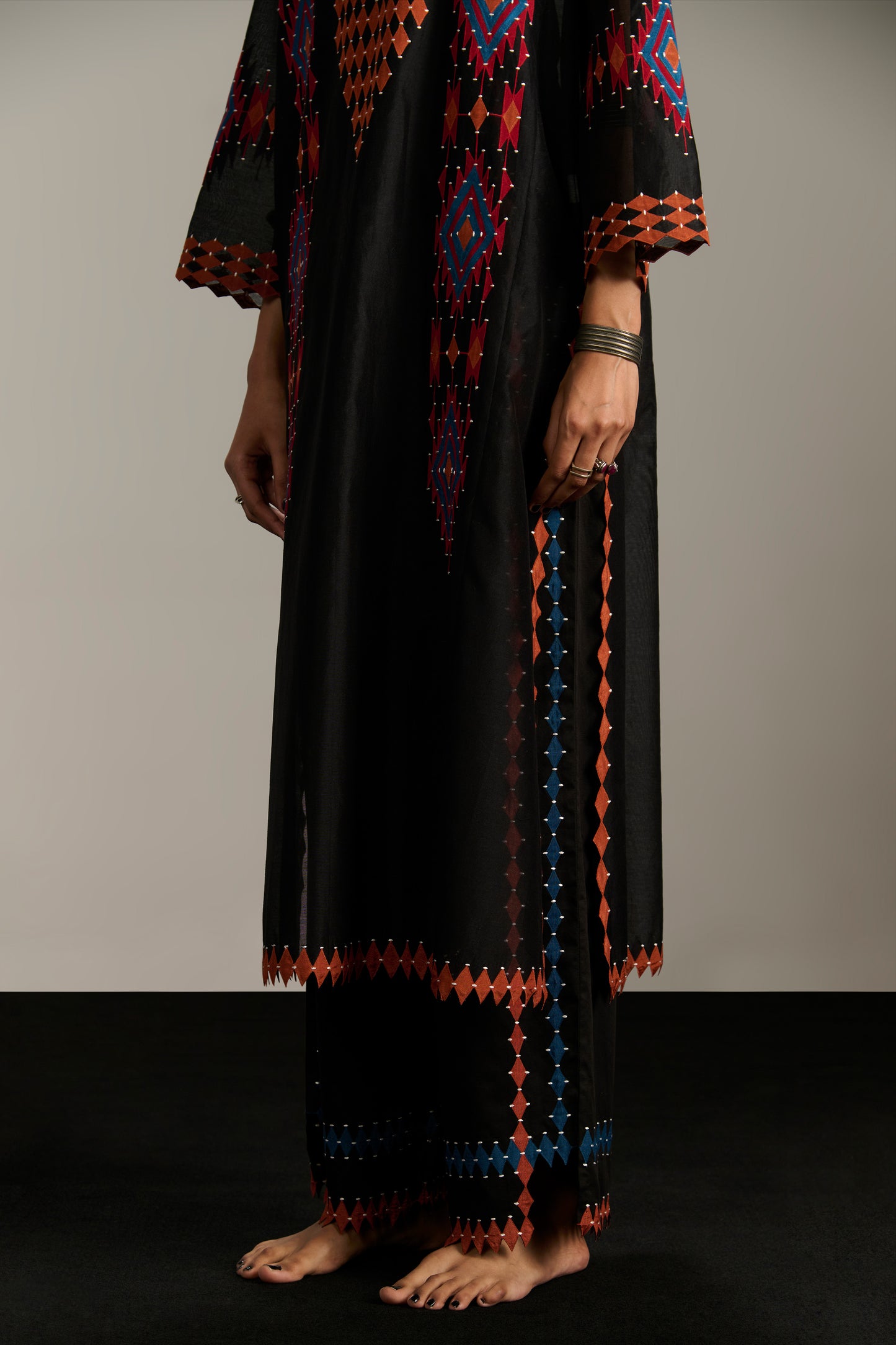 APPLIQUE' AND CUTWORK PANTS