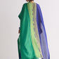 COLOUR BLOCKED APPLIQUE' KAFTAN