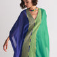 COLOUR BLOCKED APPLIQUE' KAFTAN