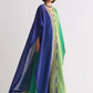 COLOUR BLOCKED APPLIQUE' KAFTAN