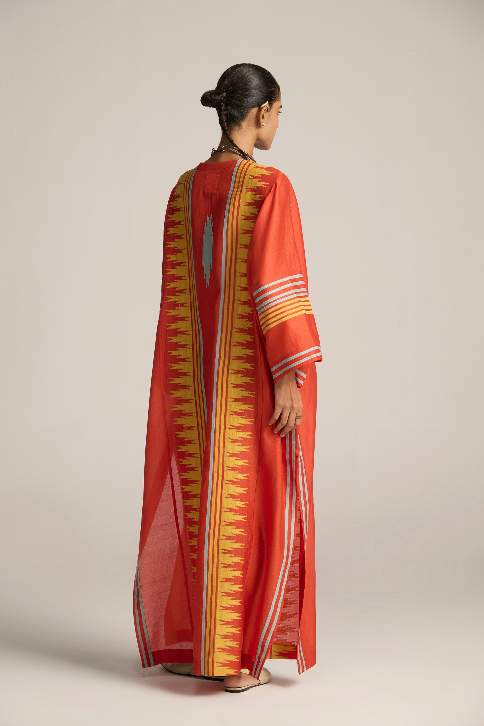WIDE SLEEVE LONG KAFTAN