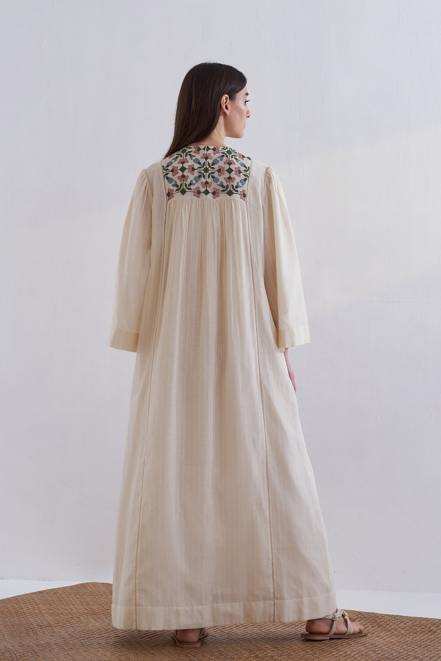 YOKE GATHER DRESS