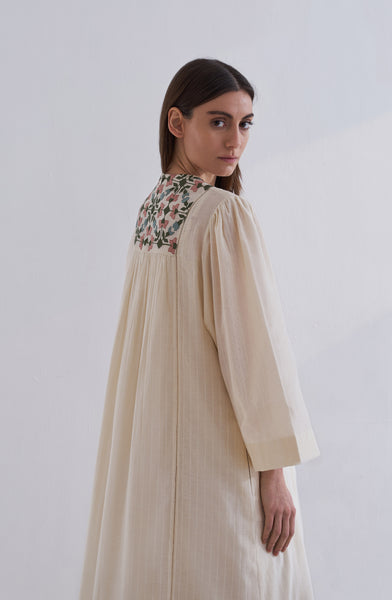 YOKE GATHER DRESS