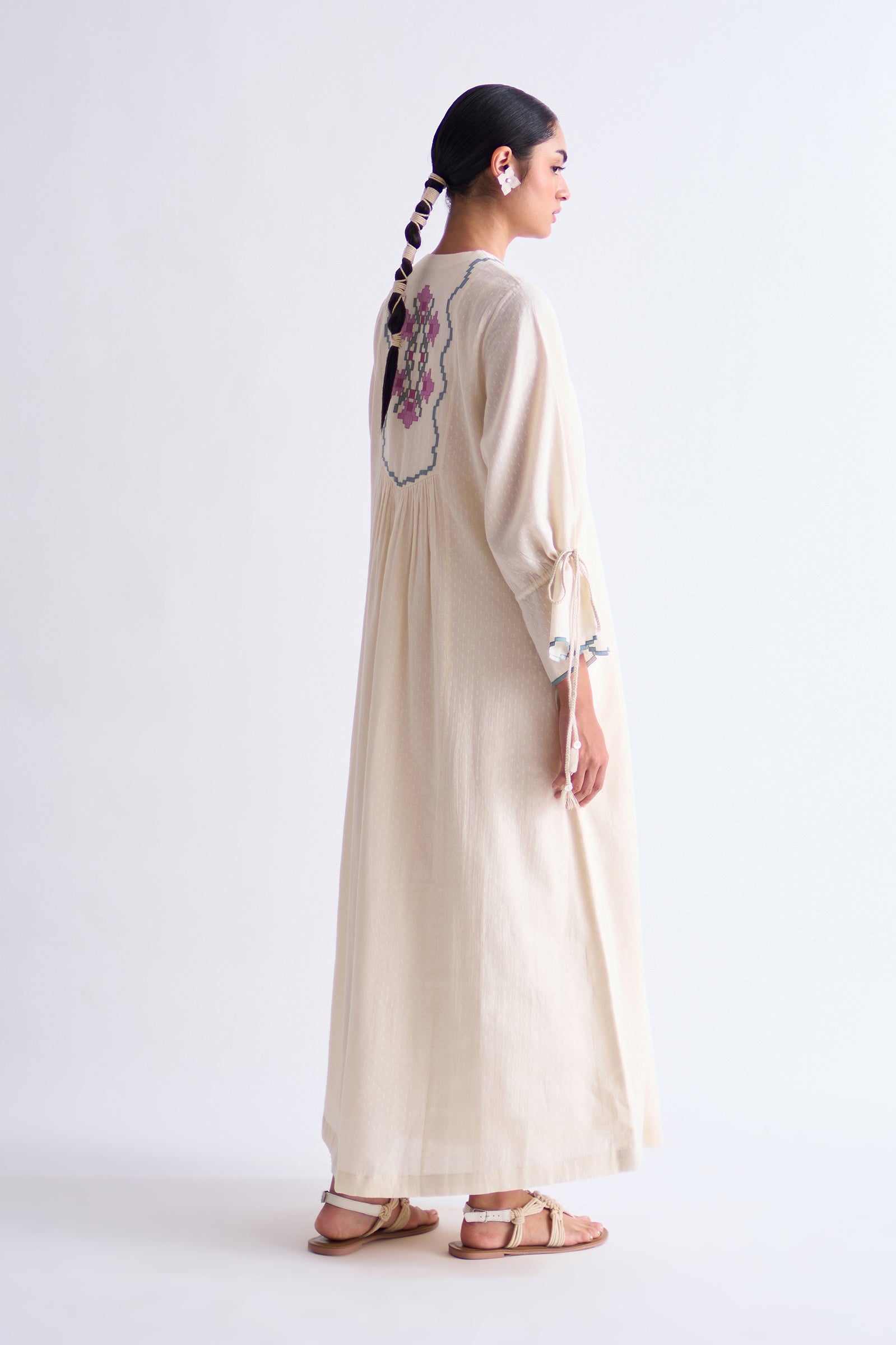 YOKE GATHER DRESS