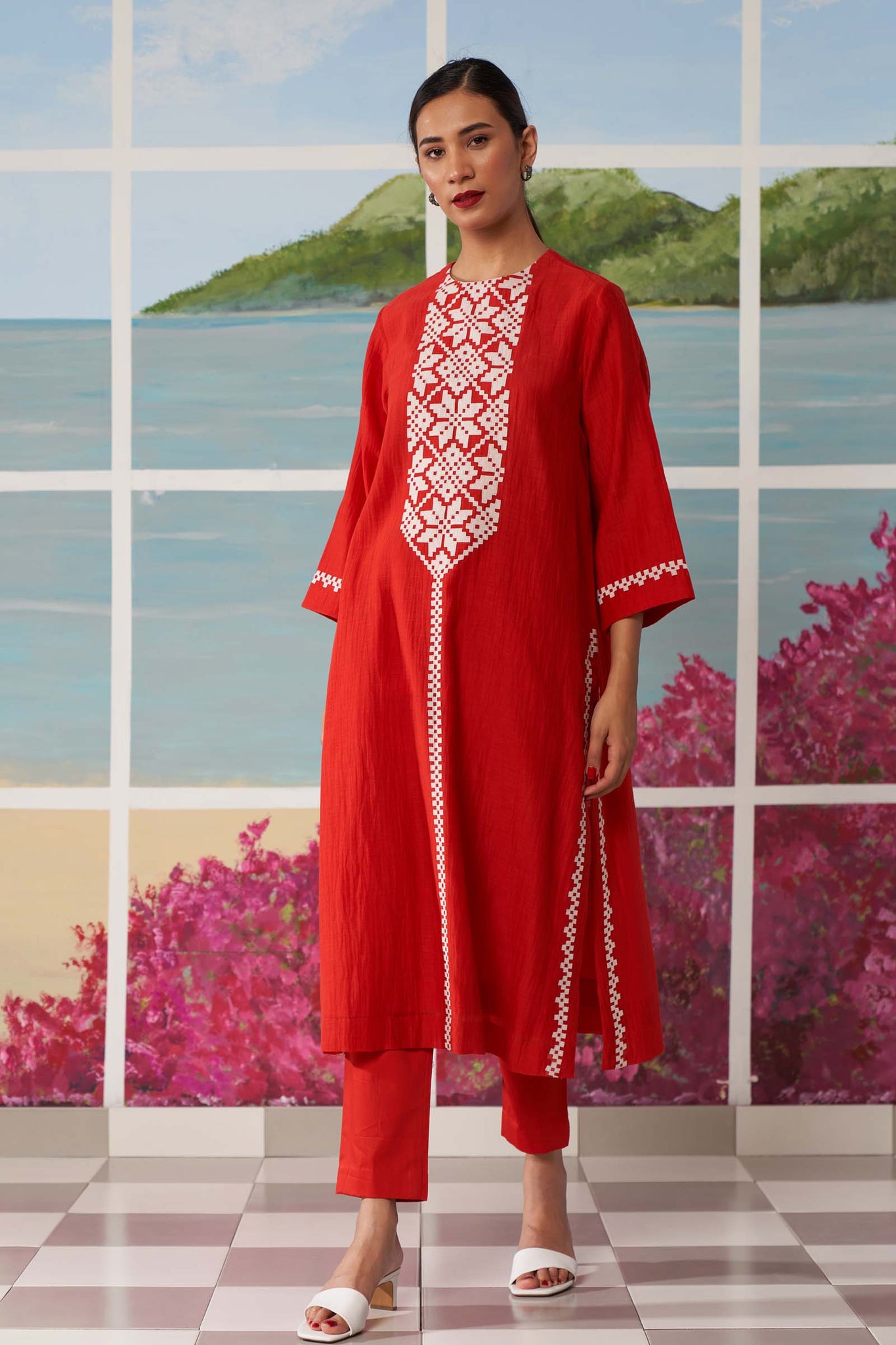 MILD ALINE KAMEEZ SET