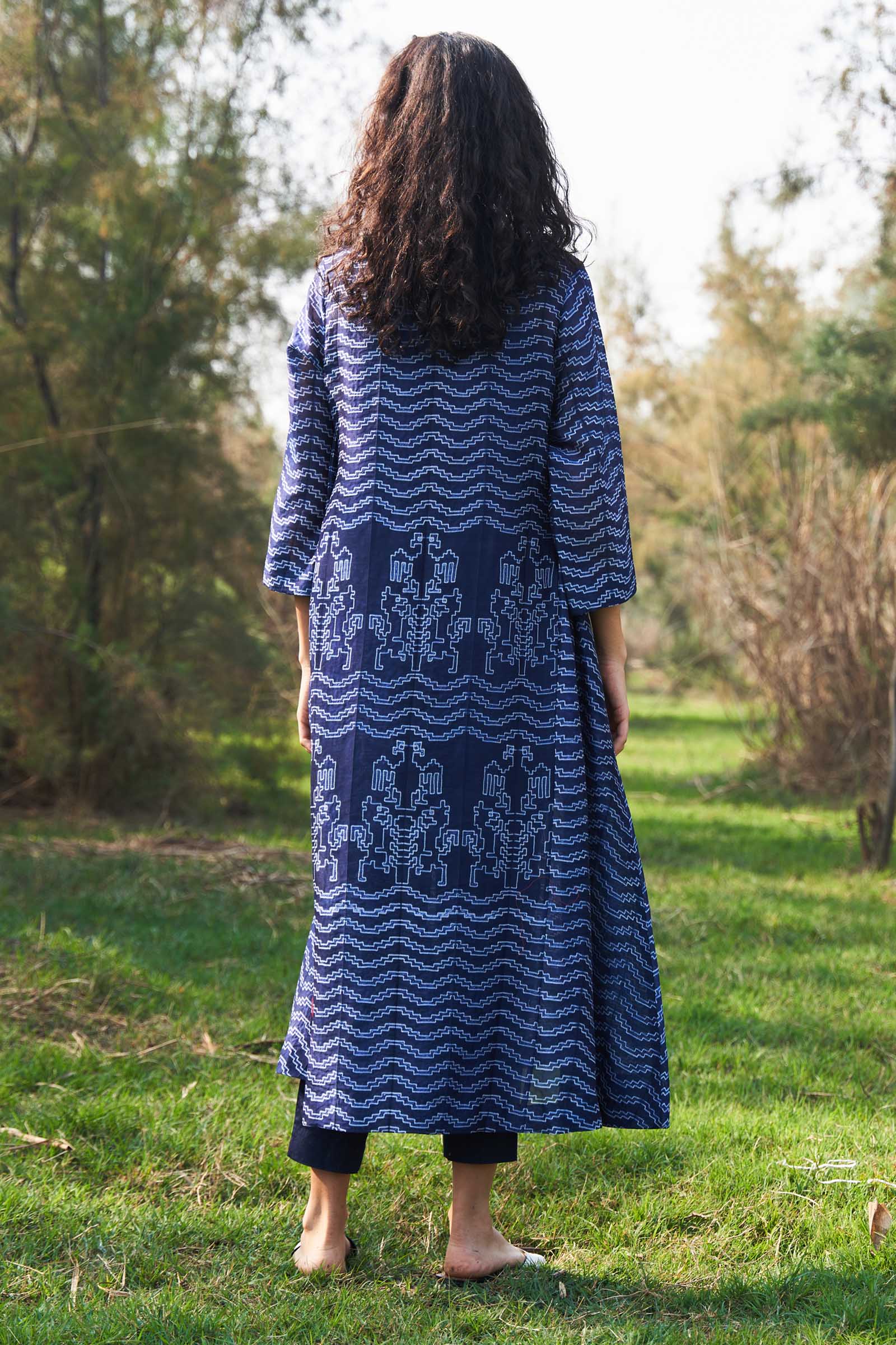 SHIBORI ALINE KAMEEZ