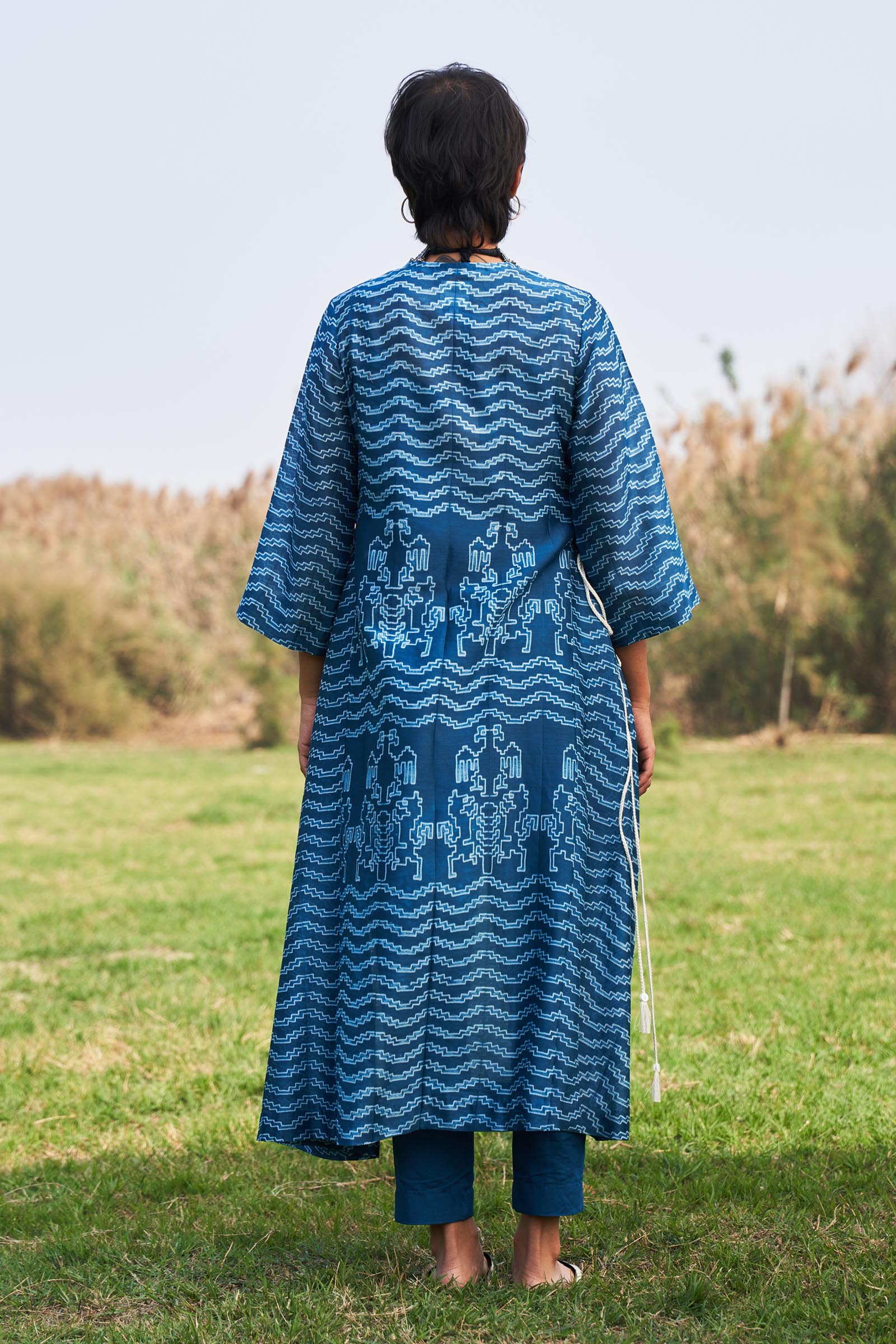 SHIBORI ALINE KAMEEZ