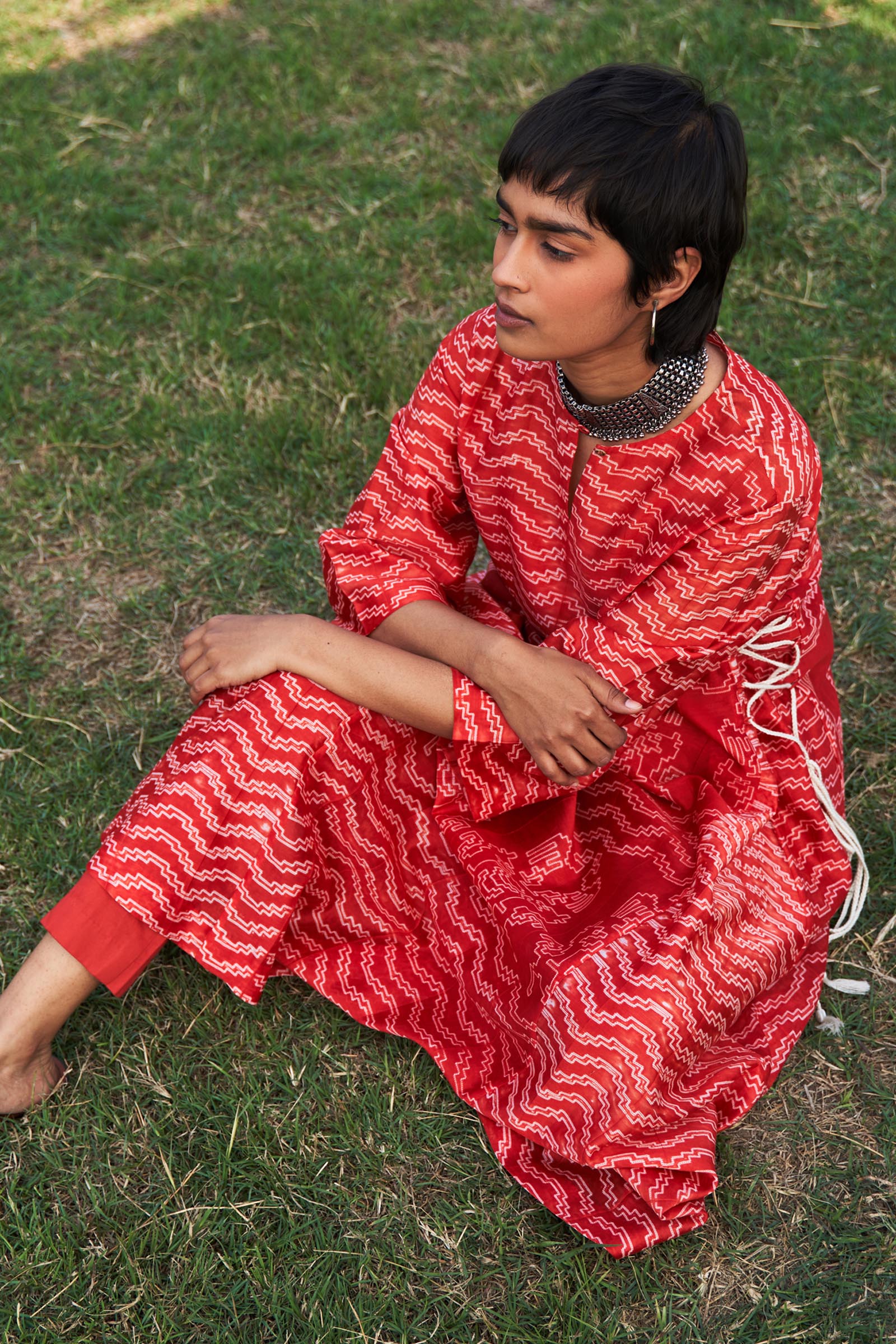 SHIBORI ALINE KAMEEZ
