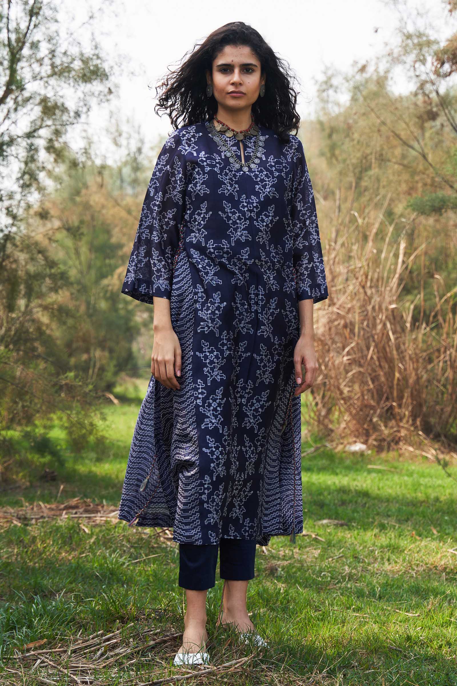 SHIBORI ALINE KAMEEZ