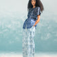 NILE SHIBORI DENIM PANTS