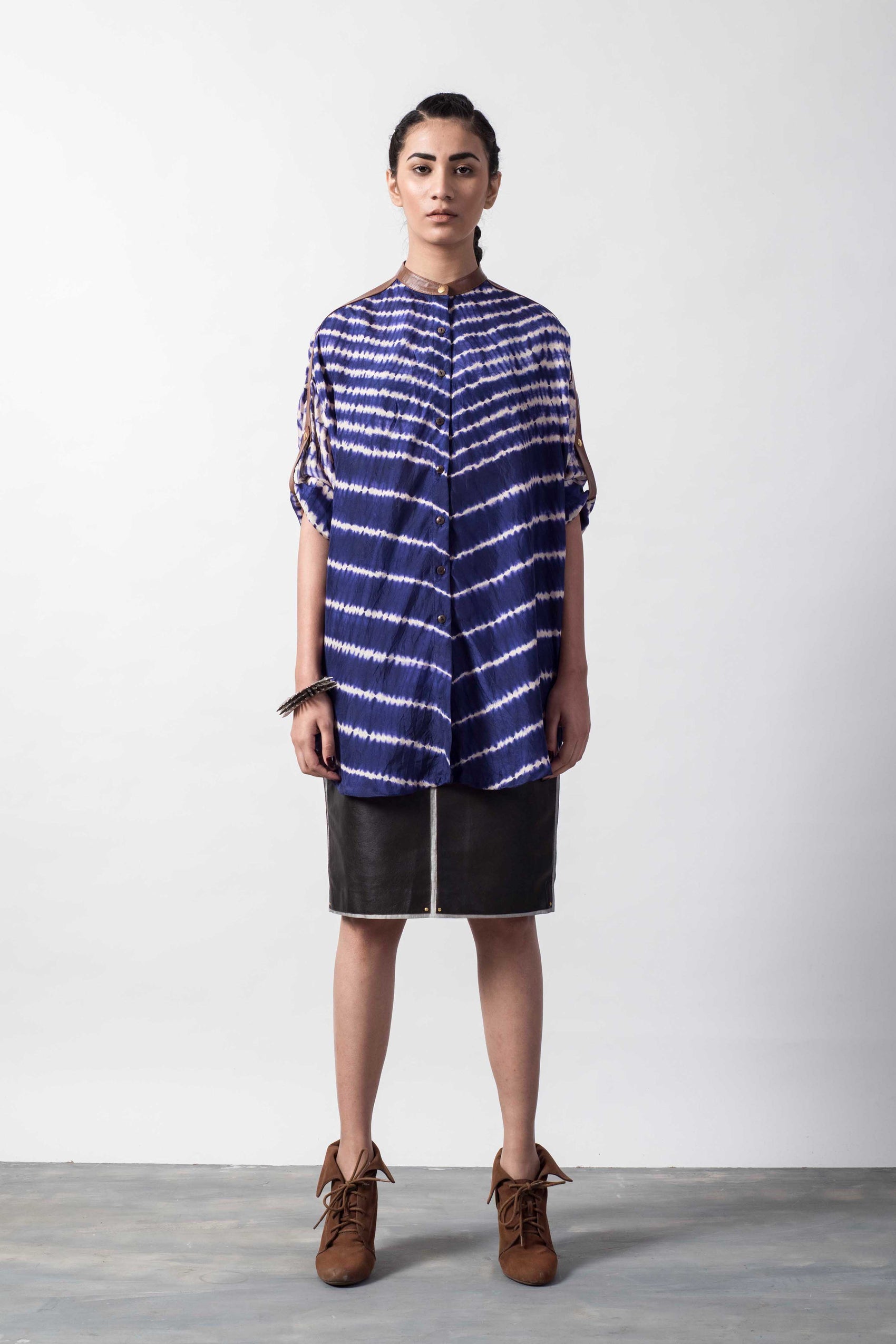 SHIBORI BOX SHIRT