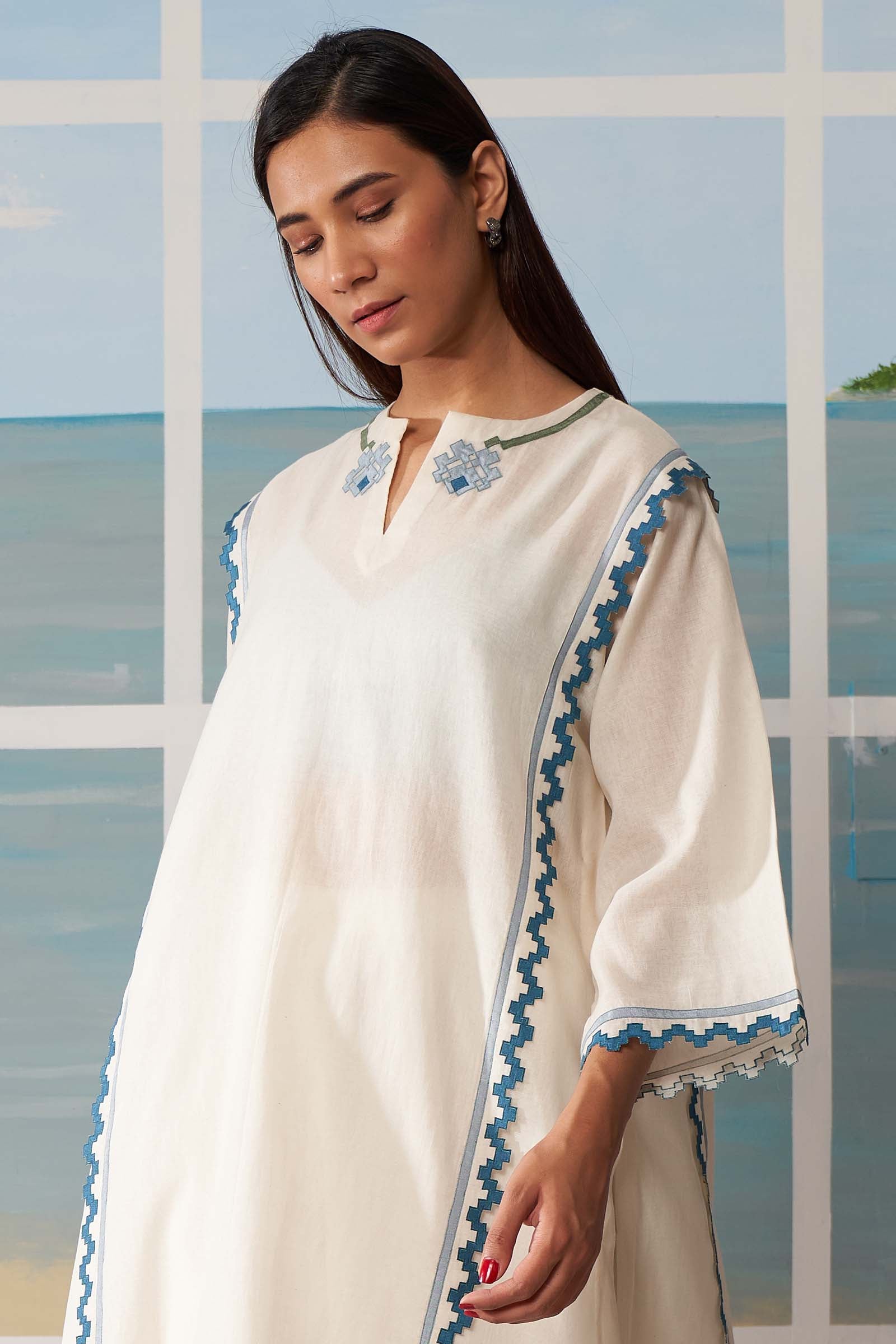 CUTWORK MILD ALINE KAMEEZ