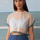 CUTWORK CROP KAFTAN