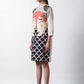 GRAPHIC APPLIQUE' CRANE DRESS