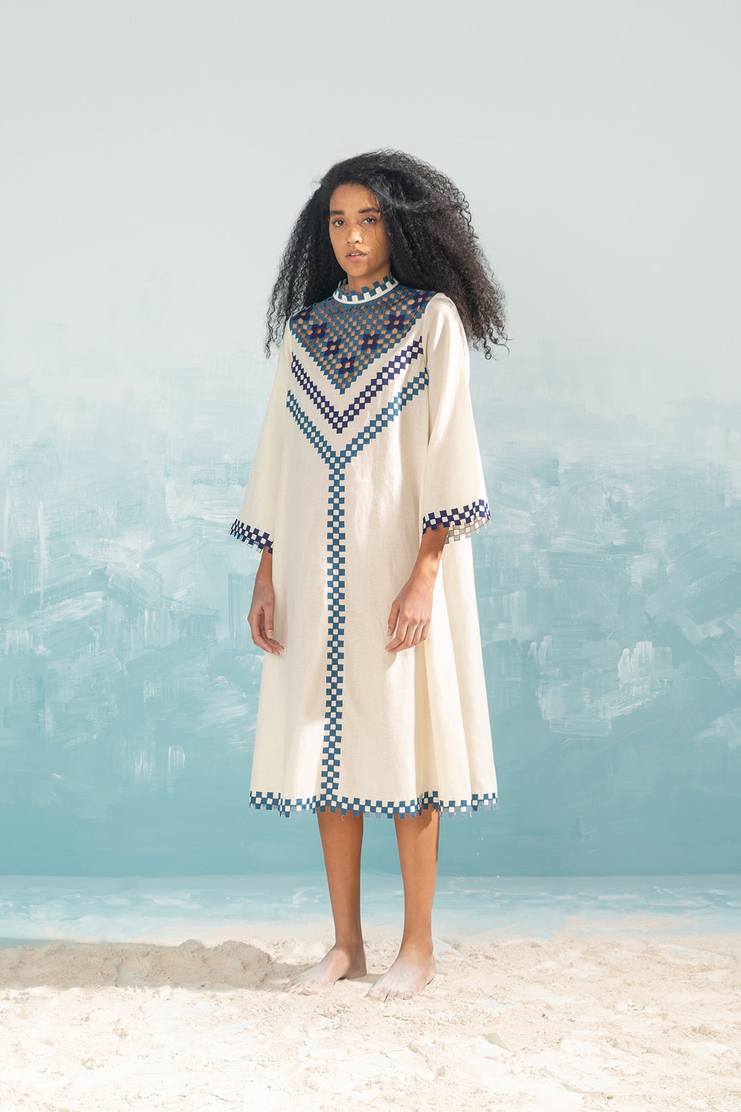 NILE CUTWORK CIRCULAR DRESS