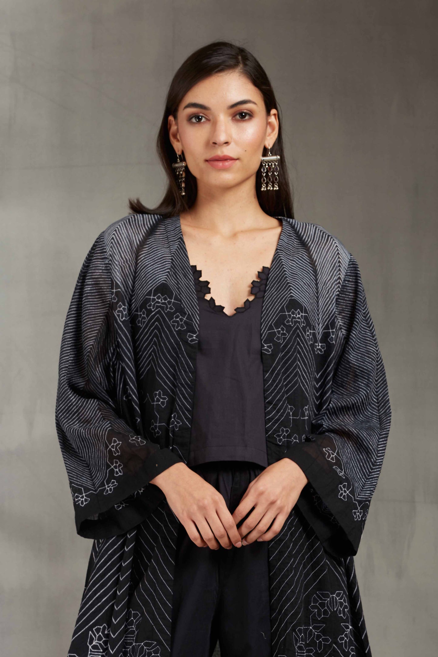 SHIBORI CIRCULAR JACKET