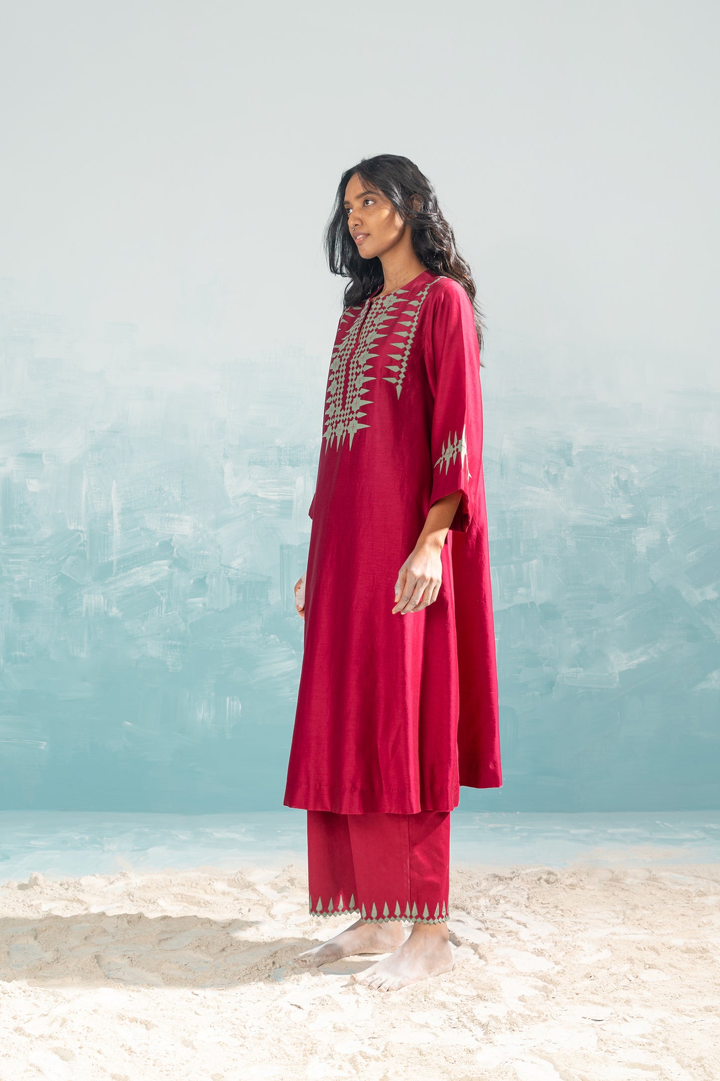 NILE TRIBAL CIRCULAR KAMEEZ