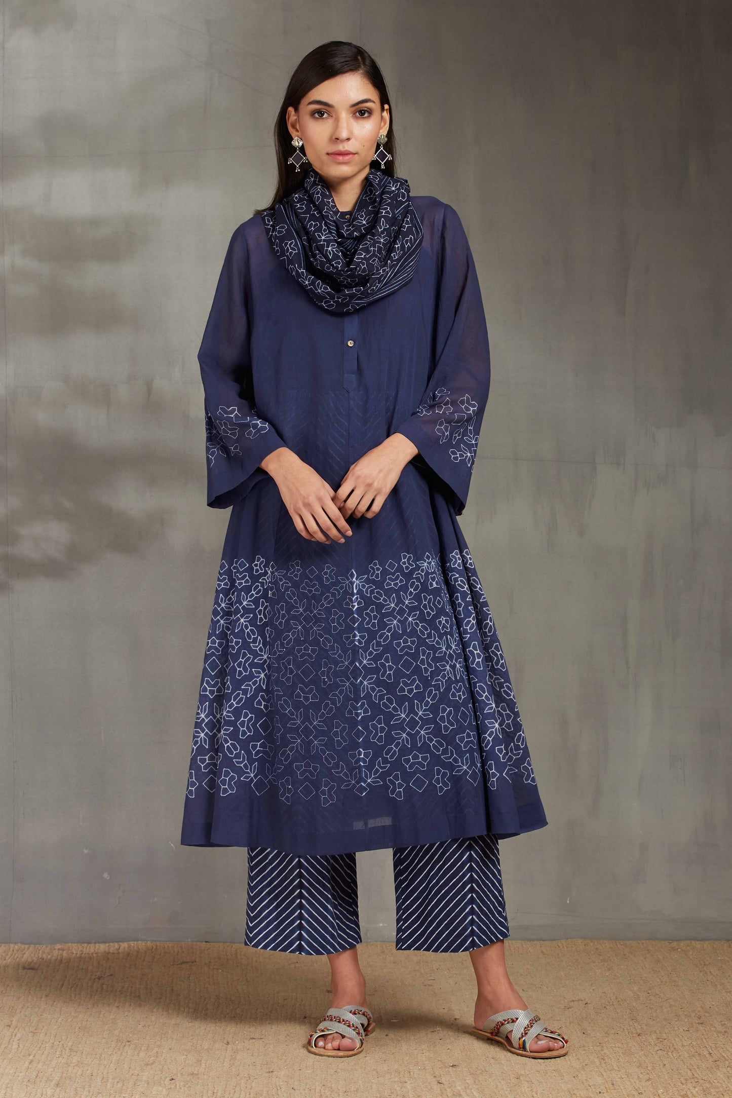 SHIBORI CIRCULAR KAMEEZ