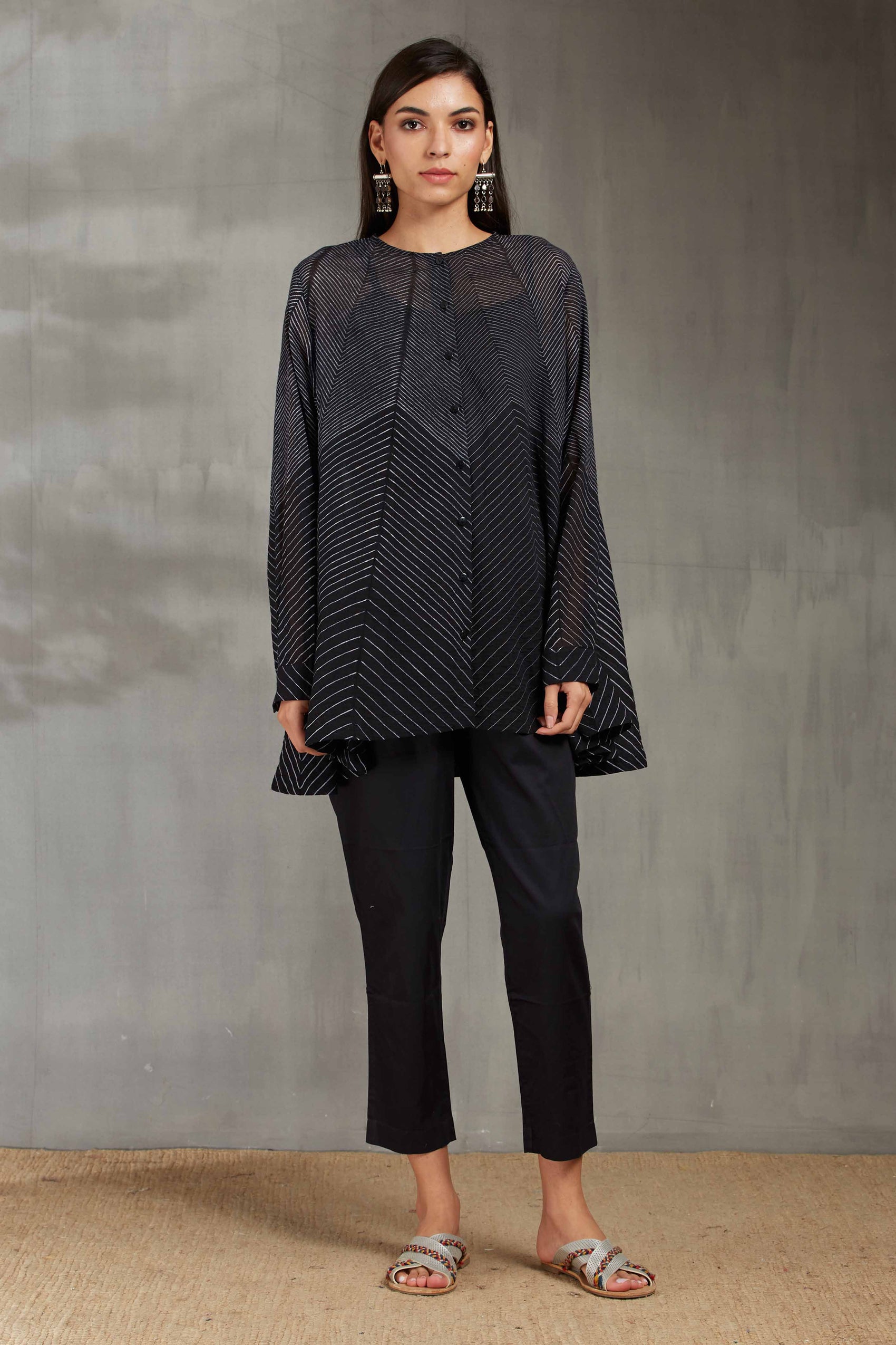 SHIBORI CIRCULAR SHIRT