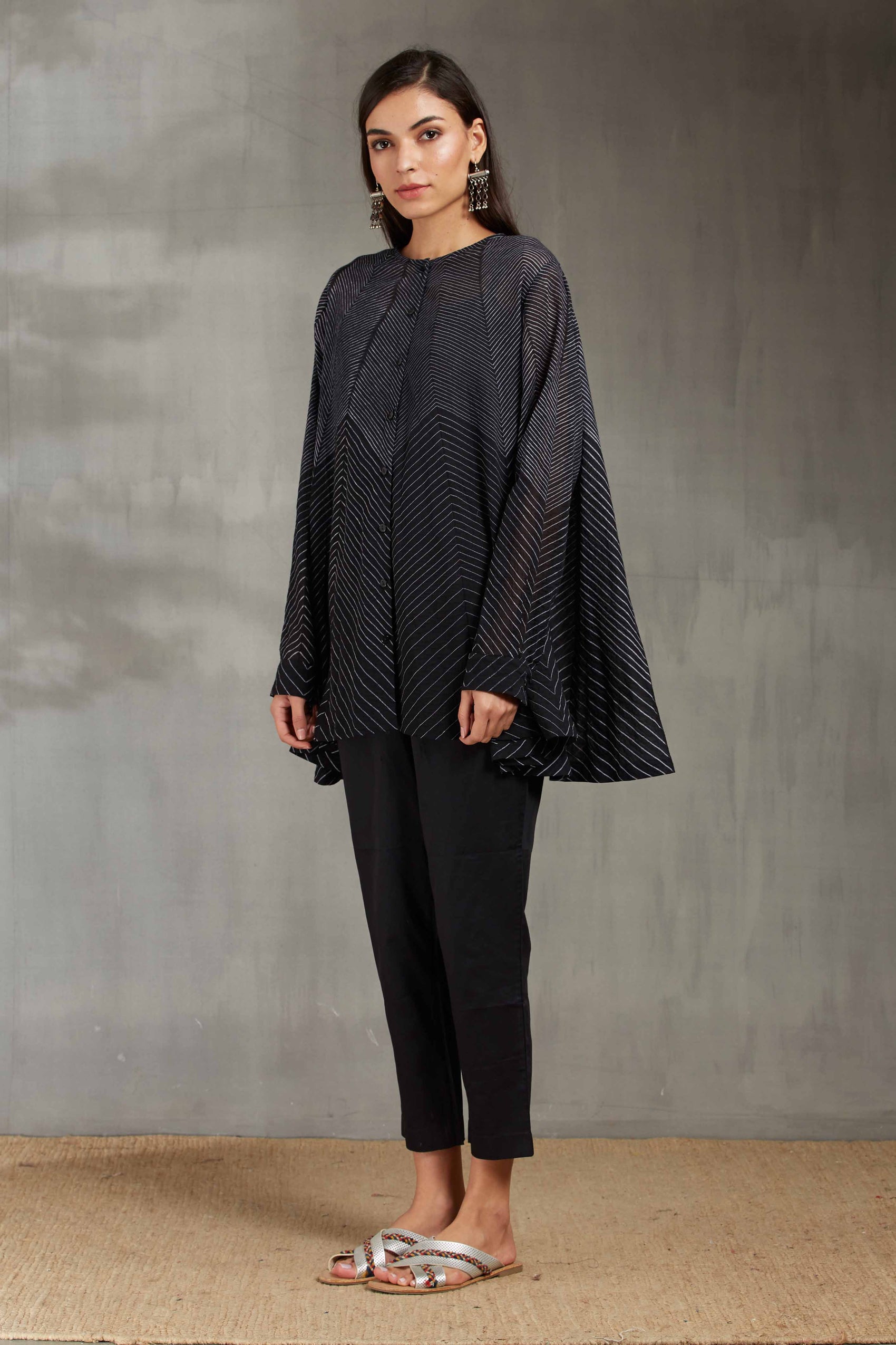 SHIBORI CIRCULAR SHIRT