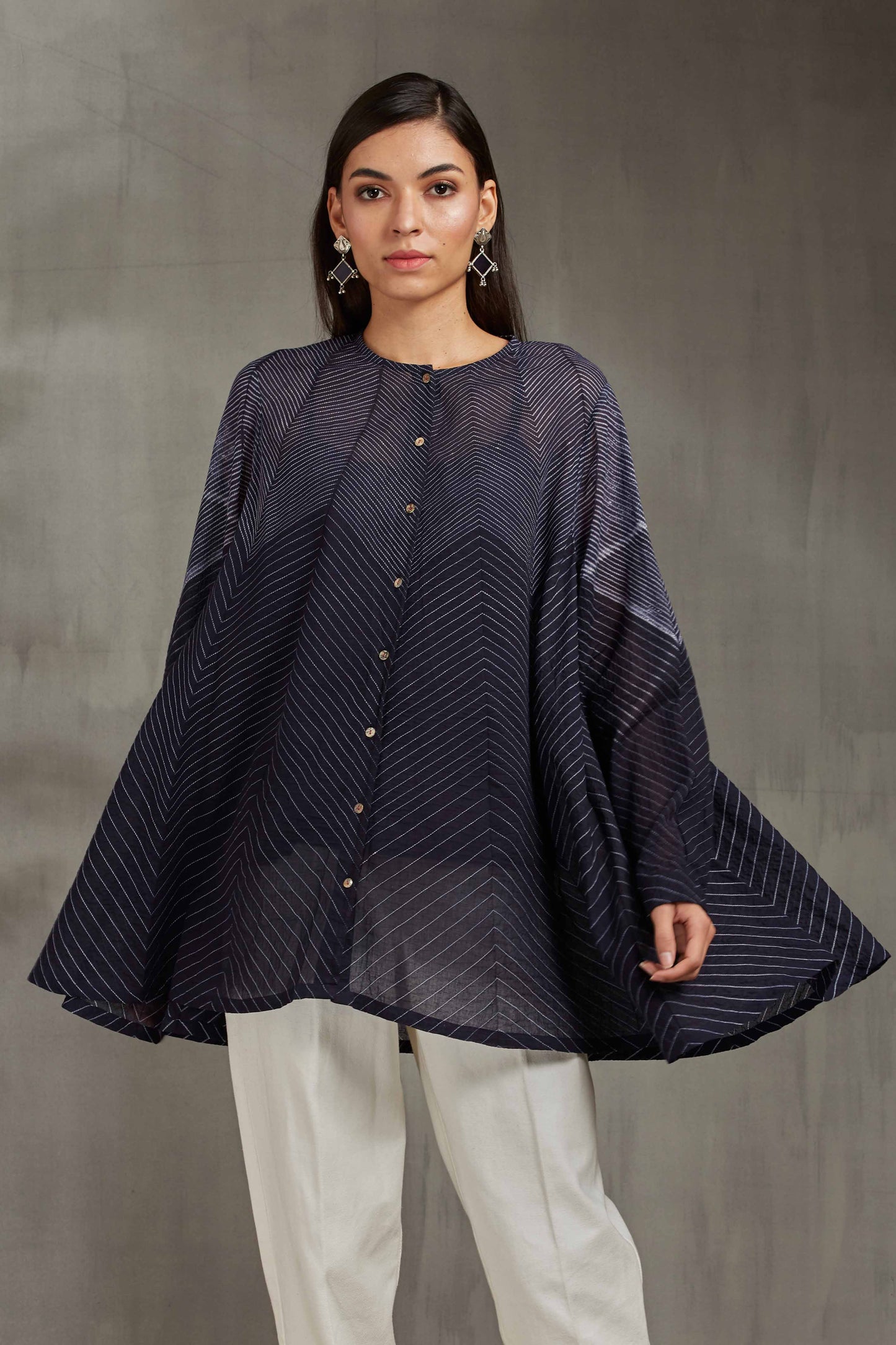 SHIBORI CIRCULAR SHIRT