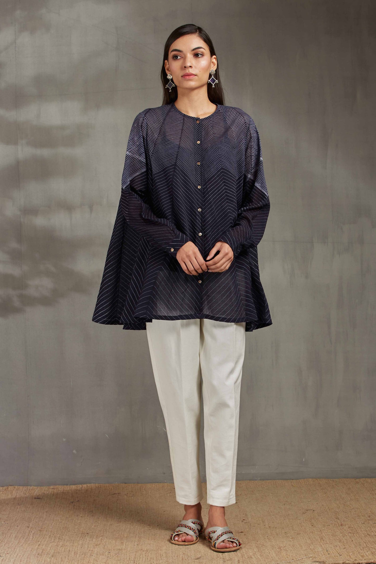 SHIBORI CIRCULAR SHIRT