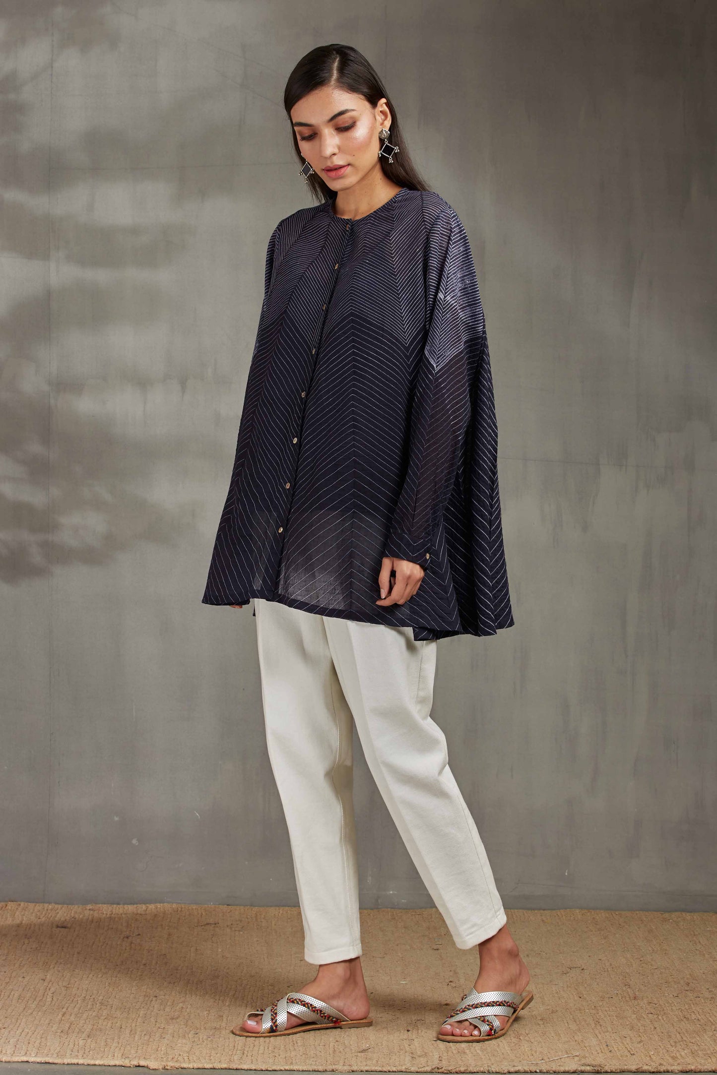 SHIBORI CIRCULAR SHIRT