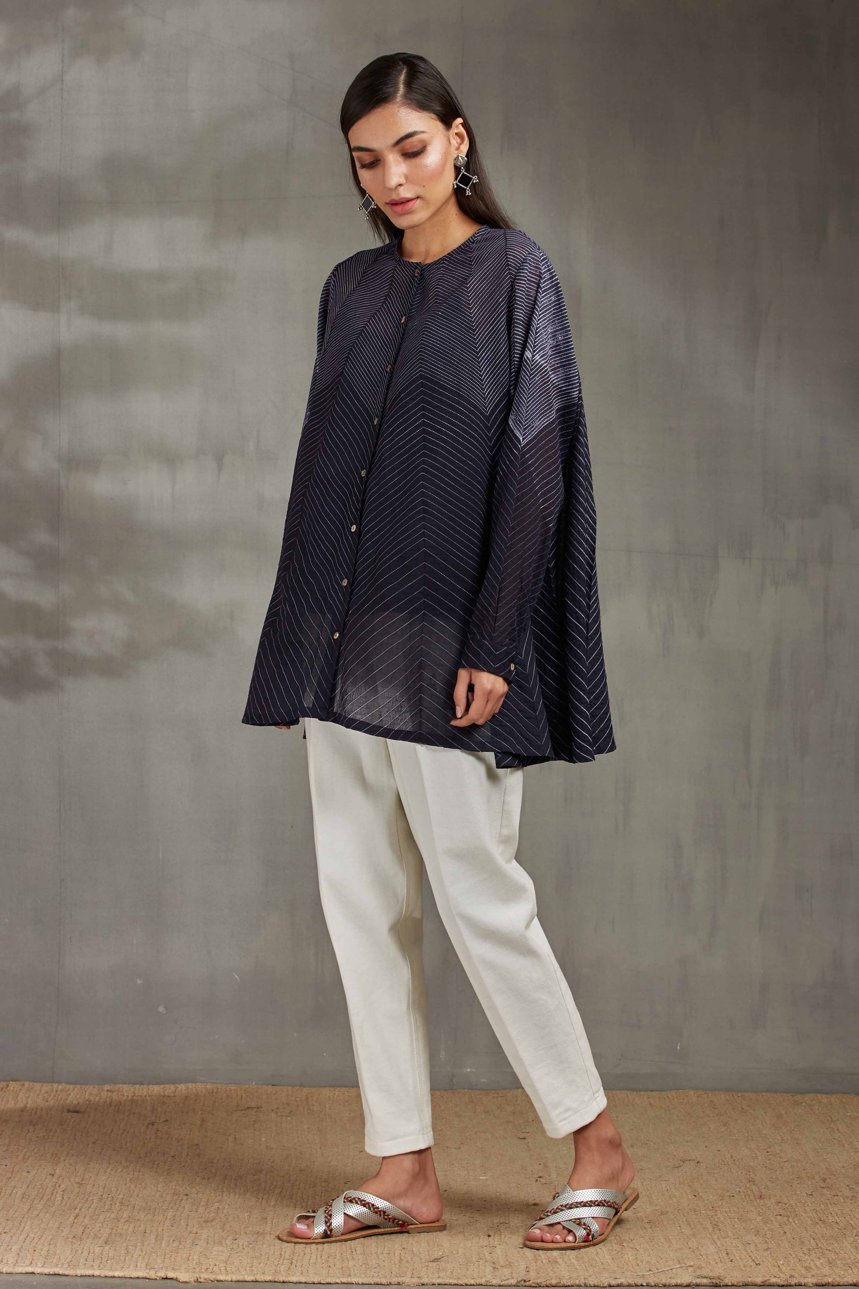 SHIBORI CIRCULAR SHIRT