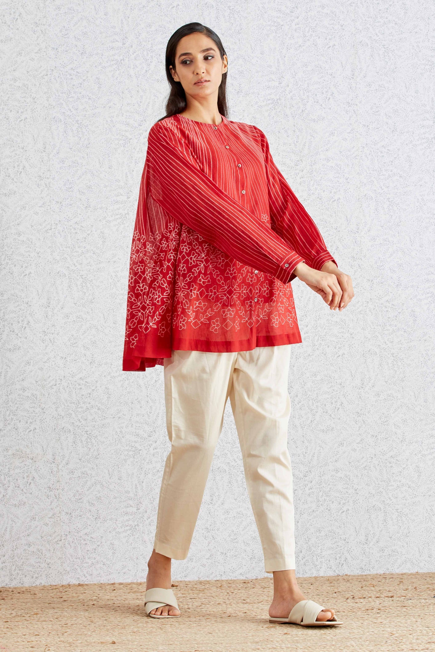 SHIBORI CIRCULAR SHIRT