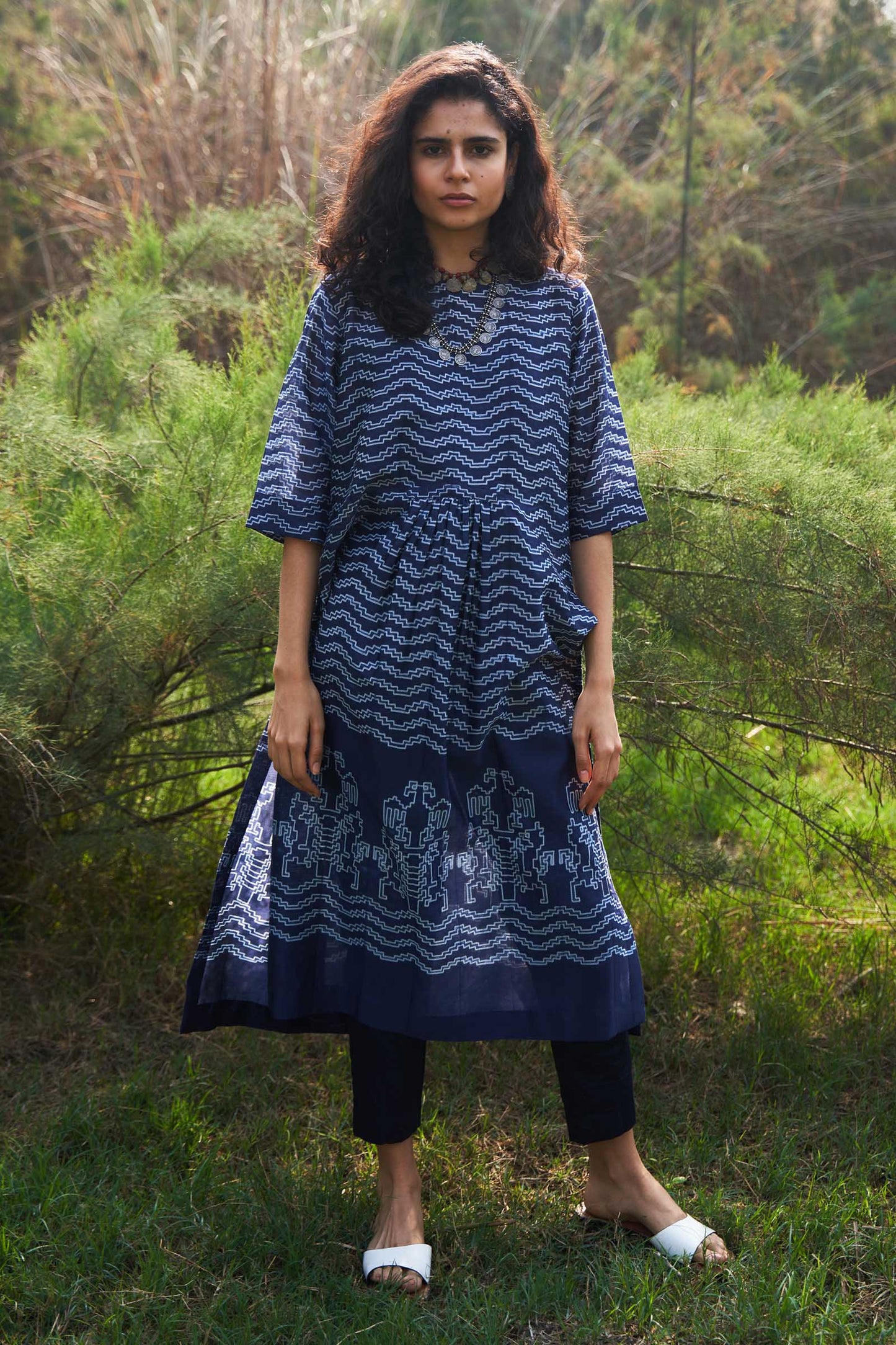 SHIBORI CENTER SLASH KAMEEZ