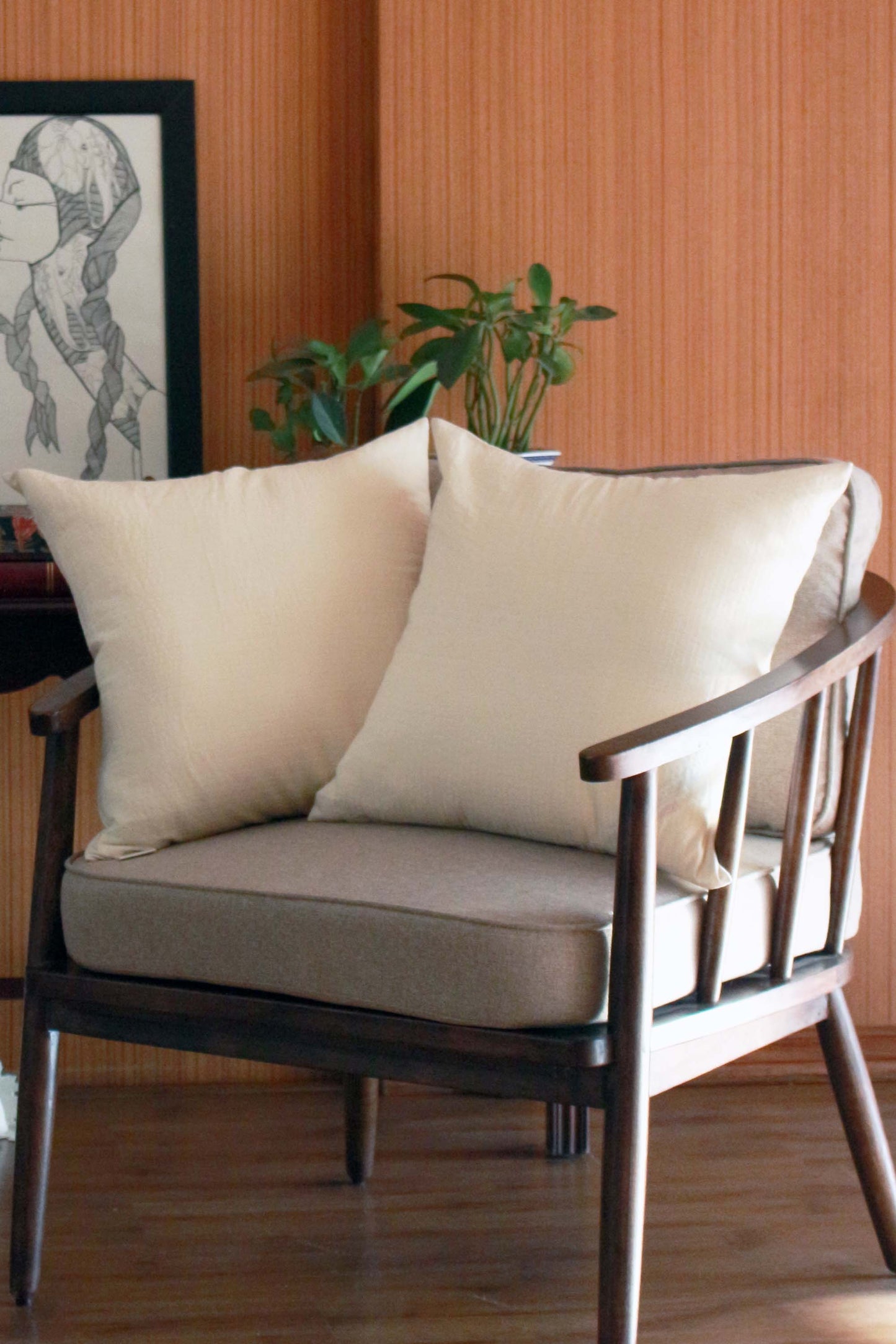 TONAL STITCHLINE CUSHION