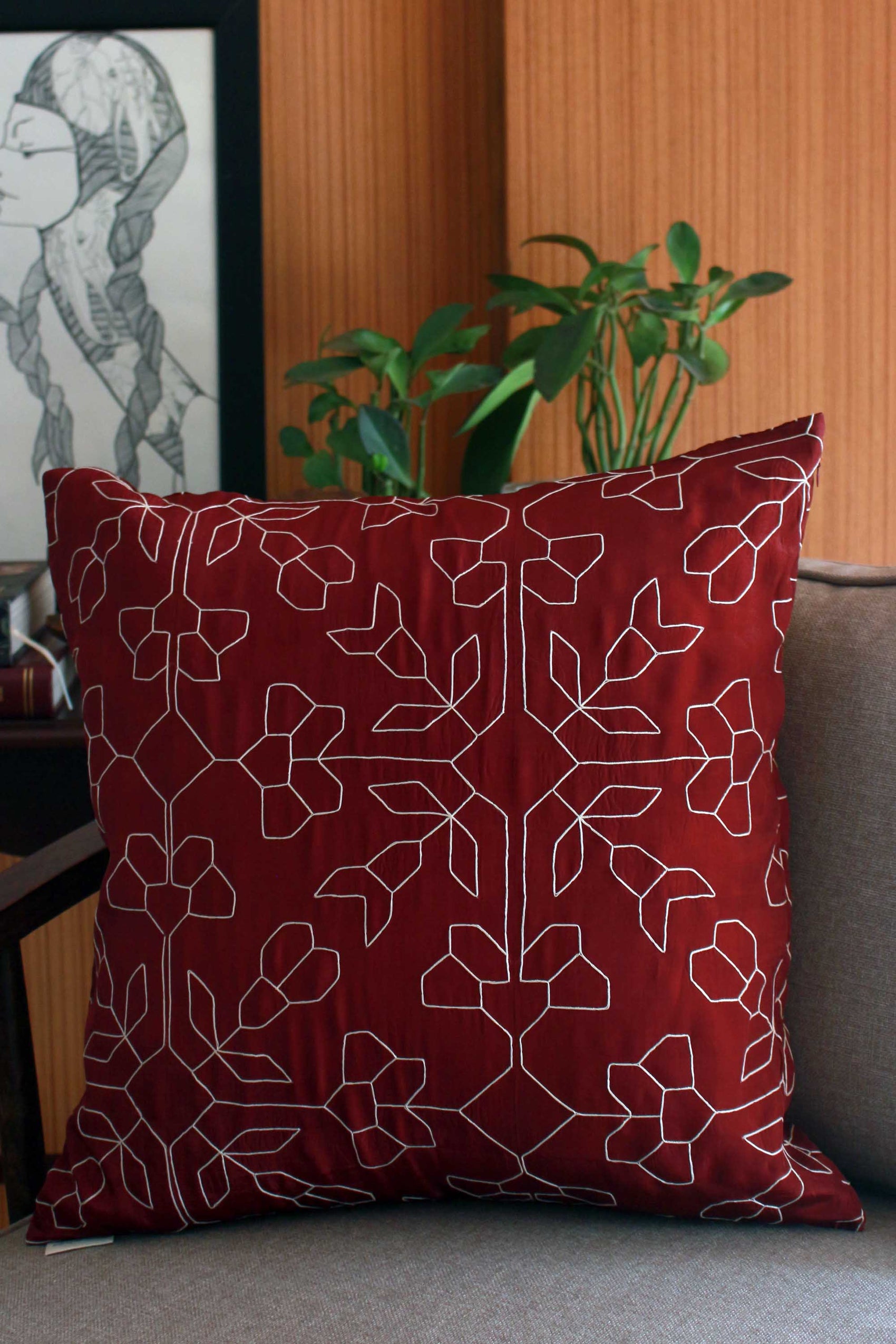 FLORAL JAAL CUSHION
