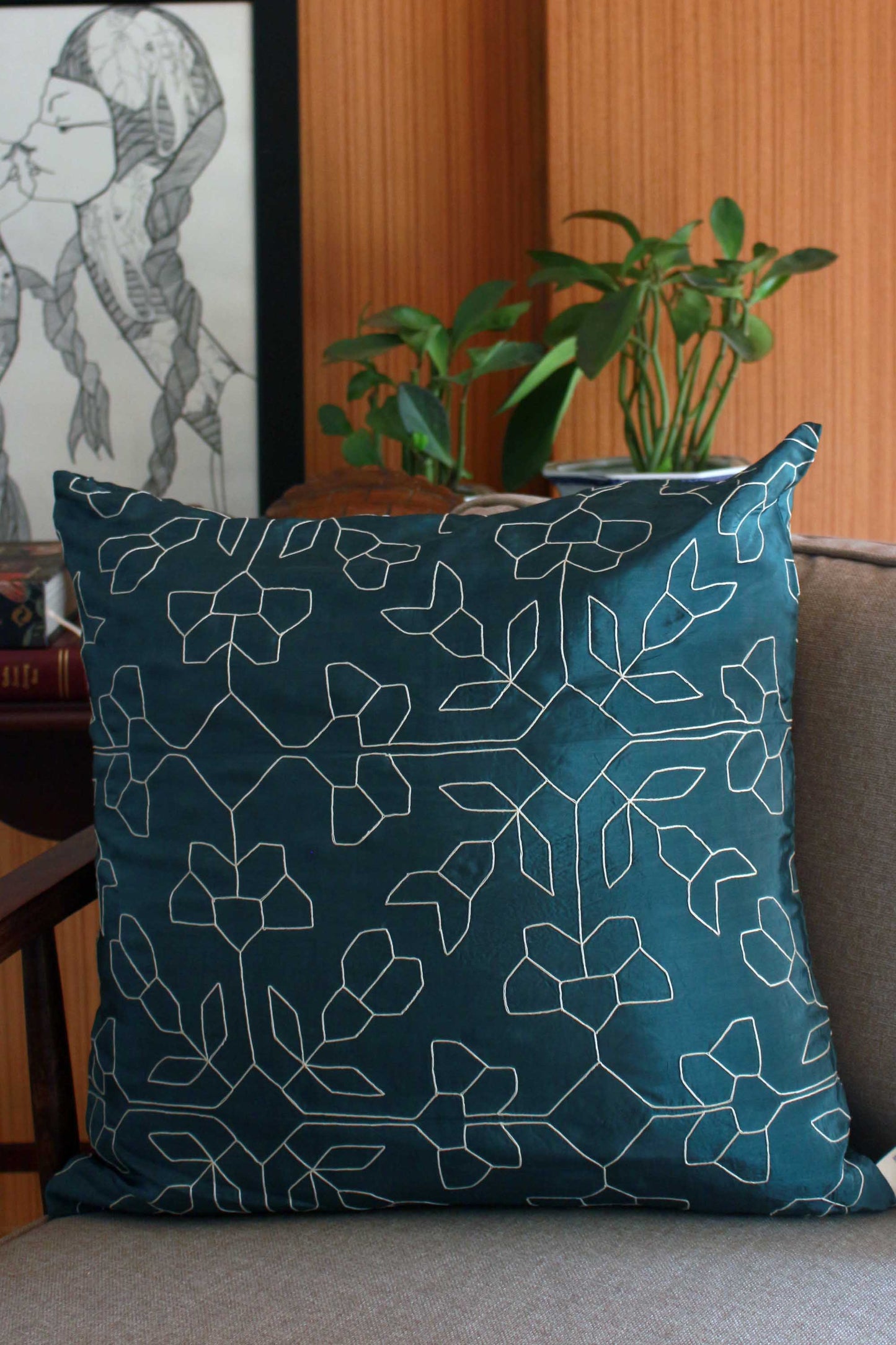 FLORAL JAAL CUSHION