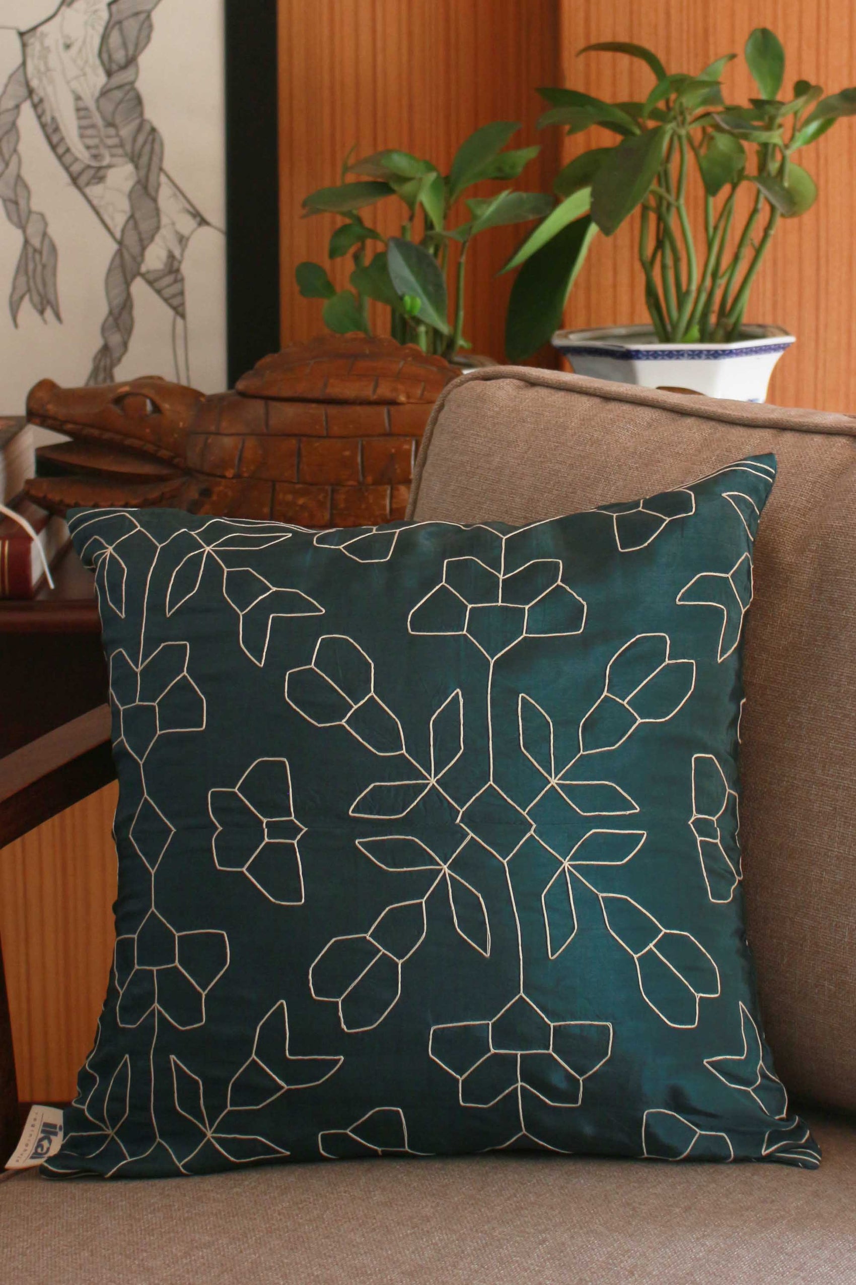 FLORAL JAAL CUSHION