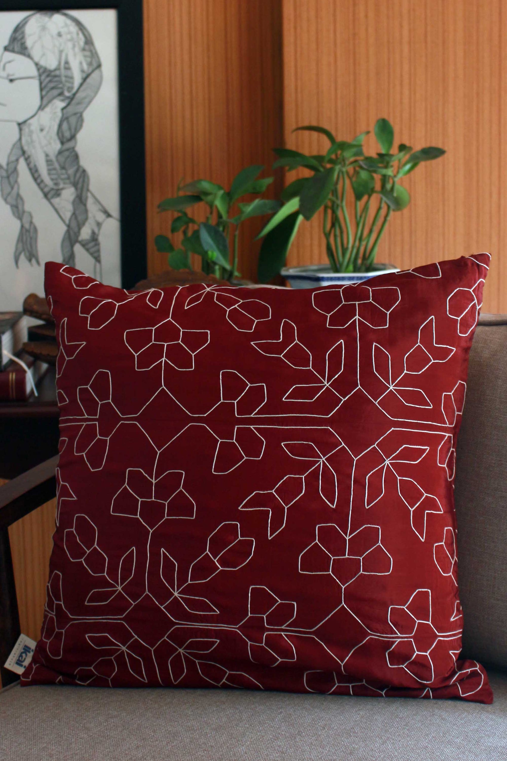 FLORAL JAAL CUSHION